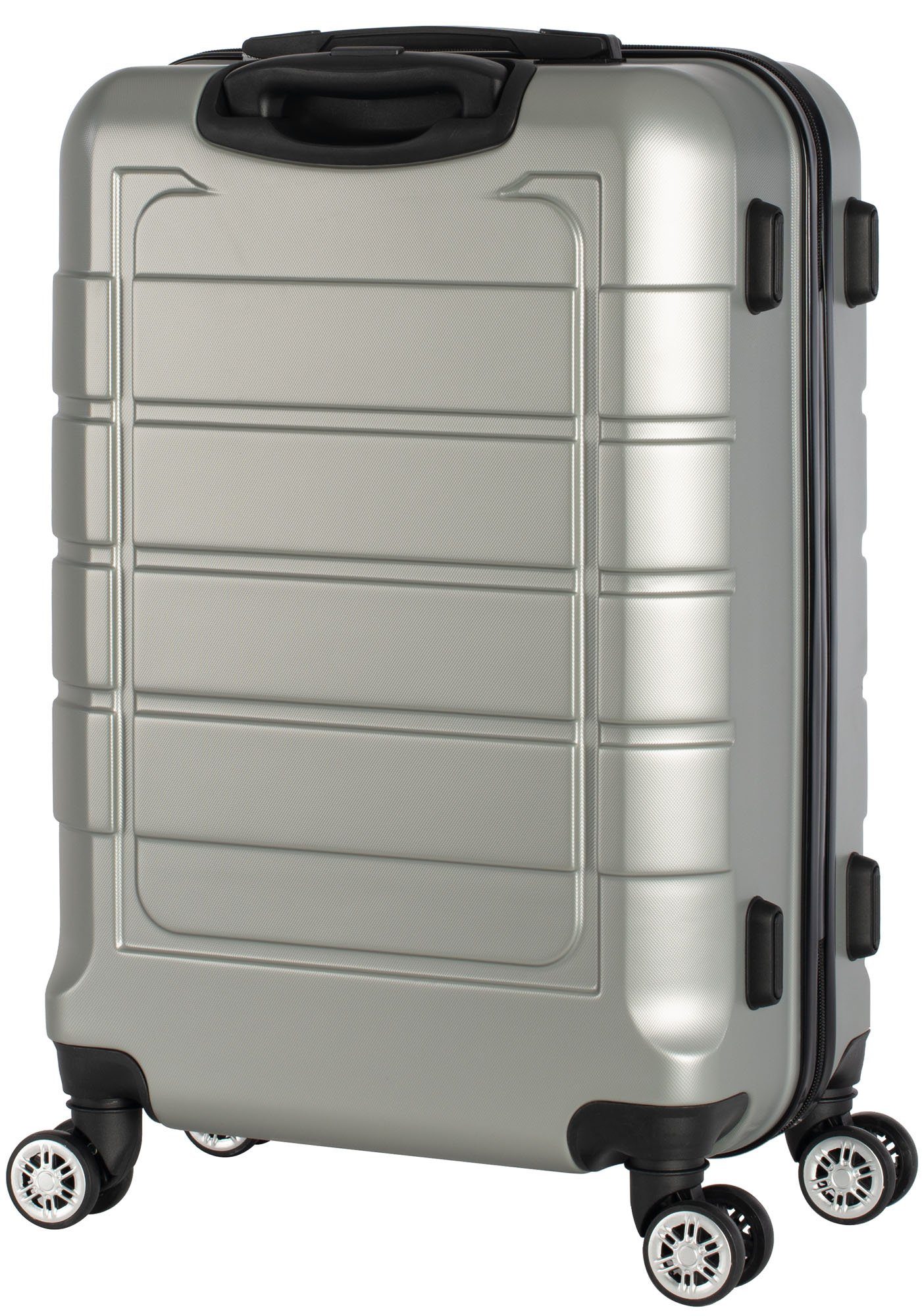 Cahoon Hartschalen-Trolley Koffer Hartschalenkoffer Trolley Reisekoffer 68 Liter = mittlere Größe, 4 Rollen