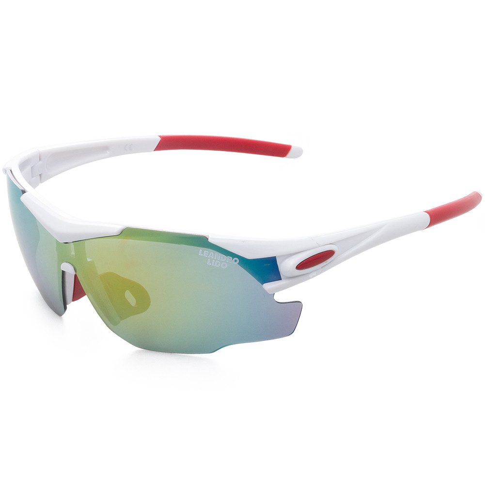 LEANDRO LIDO Sonnenbrille Power Sport ideal als Sportbrille, für viele Sportarten und als Freizeitbrille