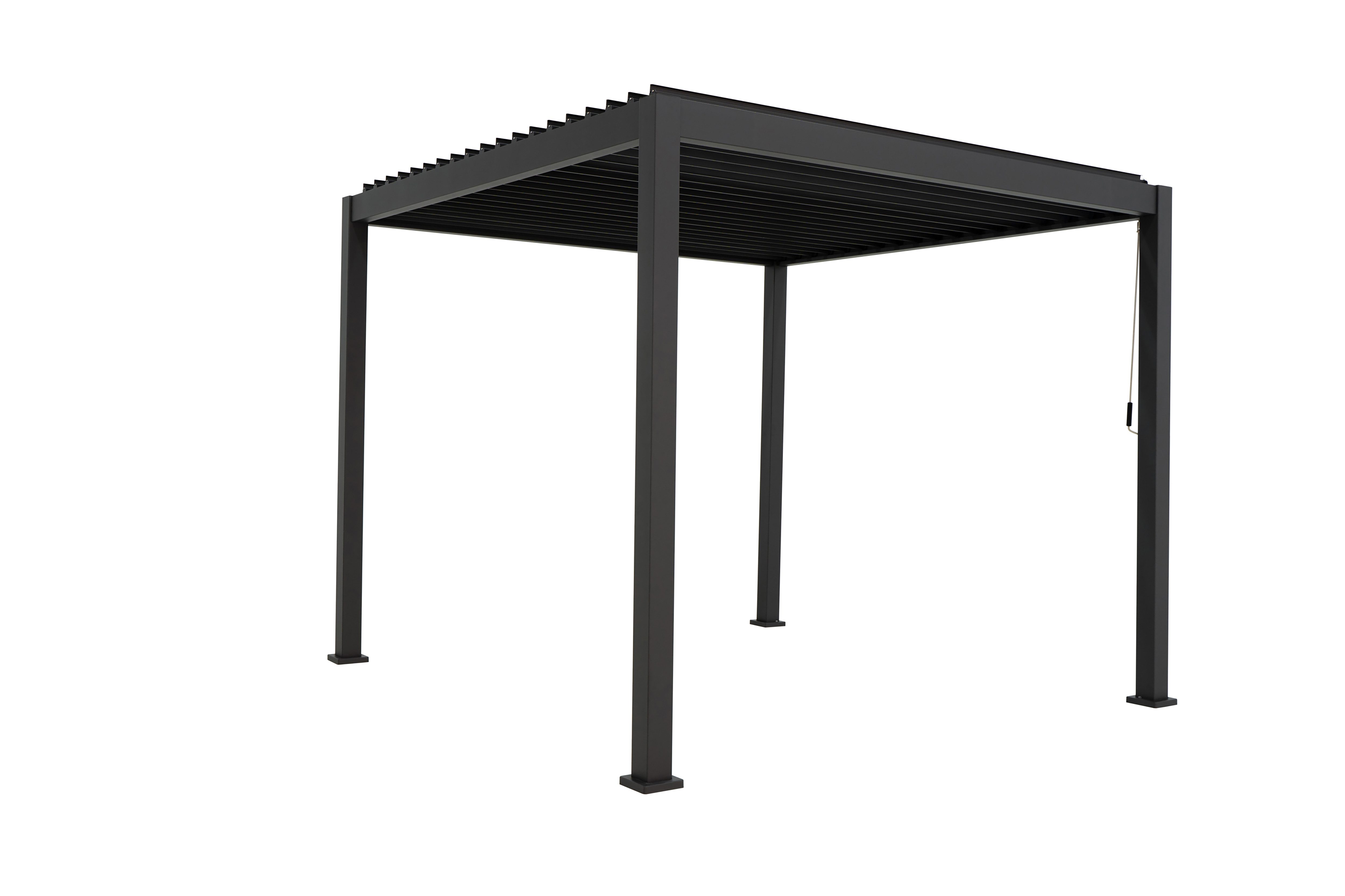 Pergola »Mirador 3 x 3 m Deluxe« Lamellendach Pergola Pavillon Überdachung