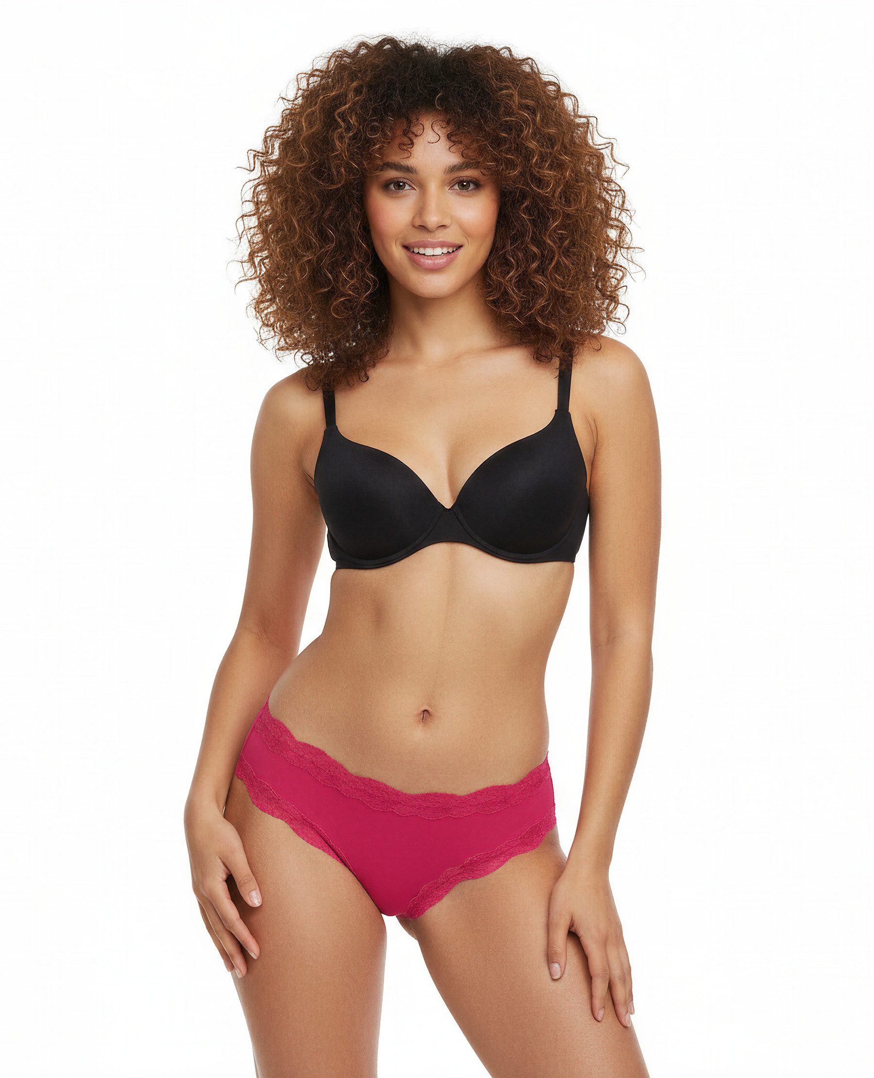 MUSTANG Panty Damen Unterwäsche Unterhose (Spar-Set) 2x Navy, 1x Pink