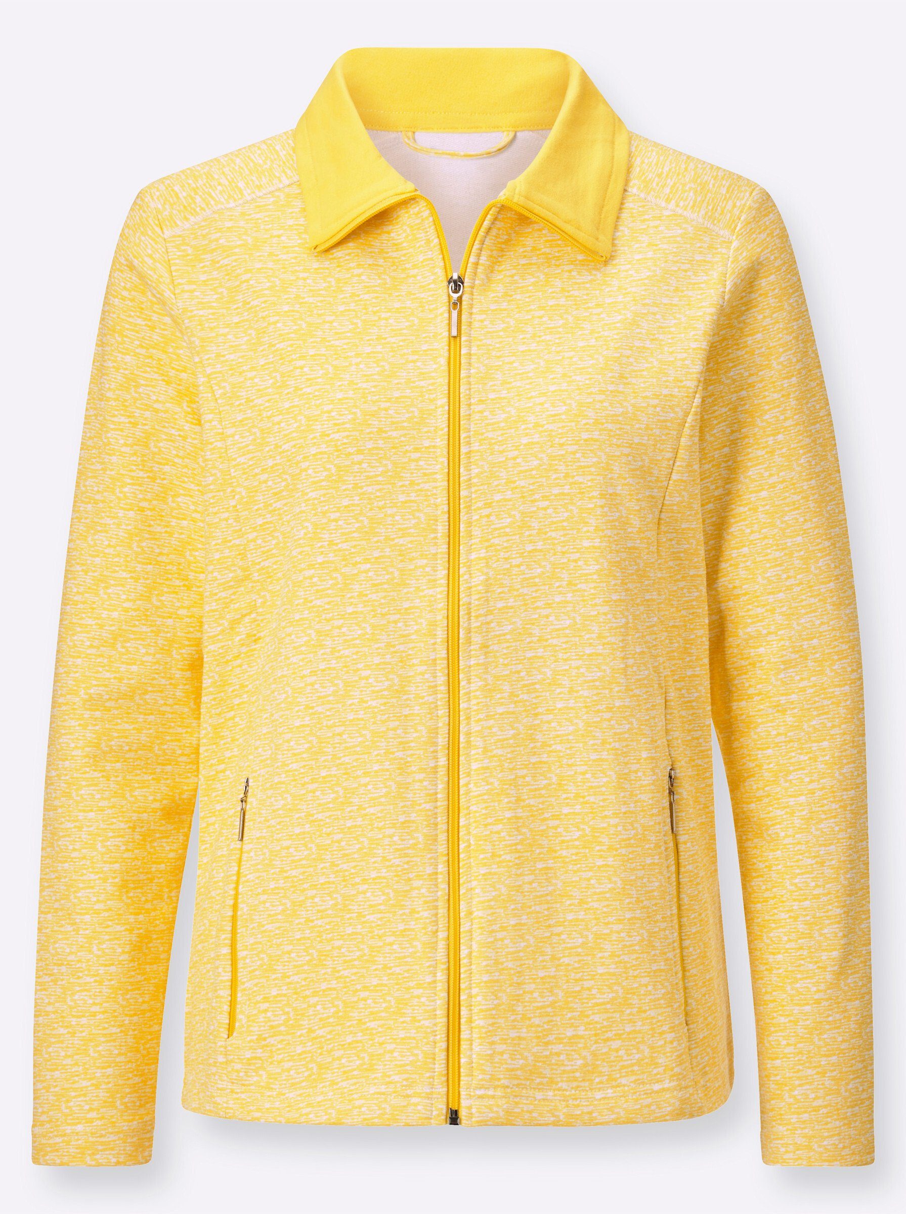 Shirtjacke Sweatjacke Langarm