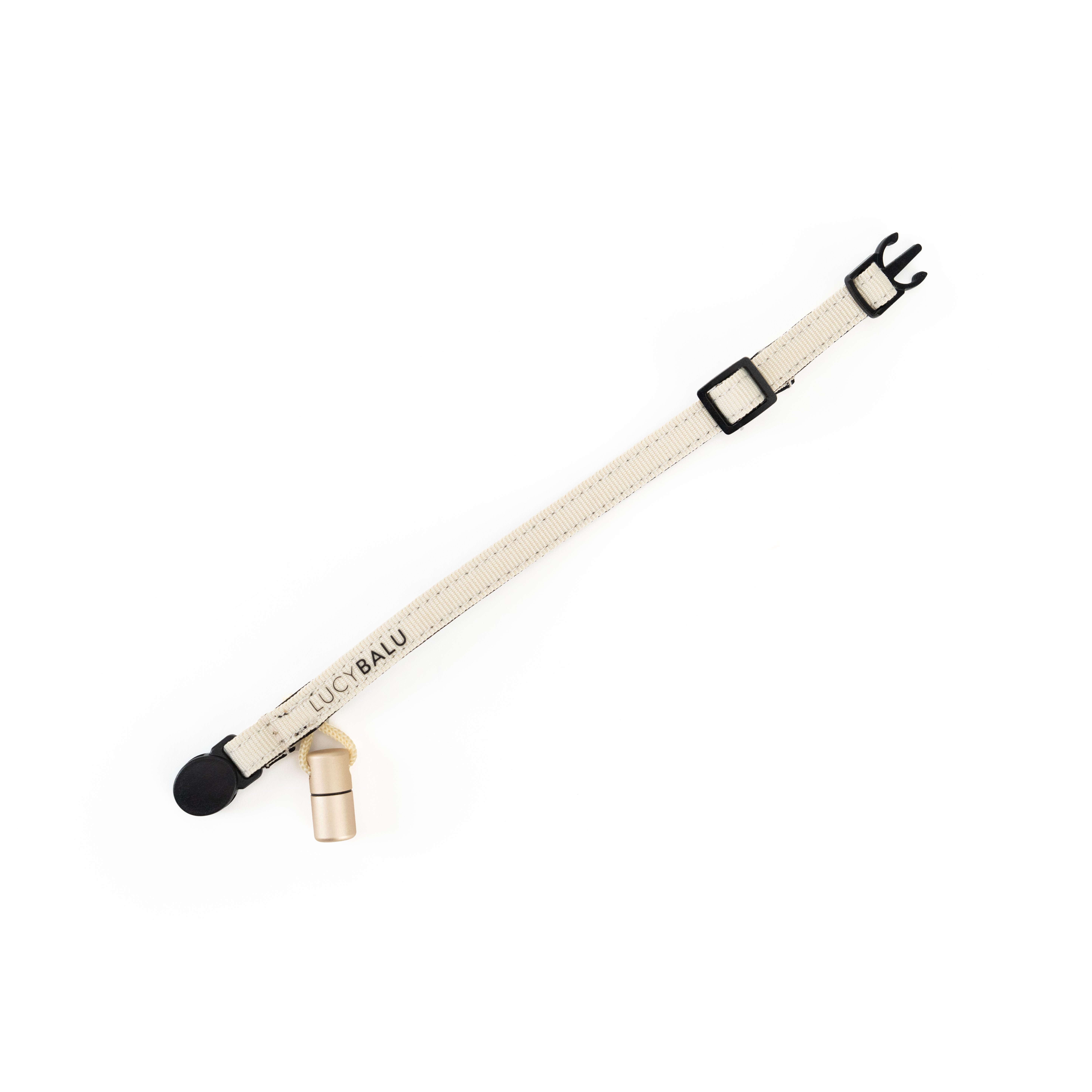 LucyBalu Katzen-Halsband WILLY Katzenhalsband mit Namenskapsel, Nylon, Sicherheitsverschluss