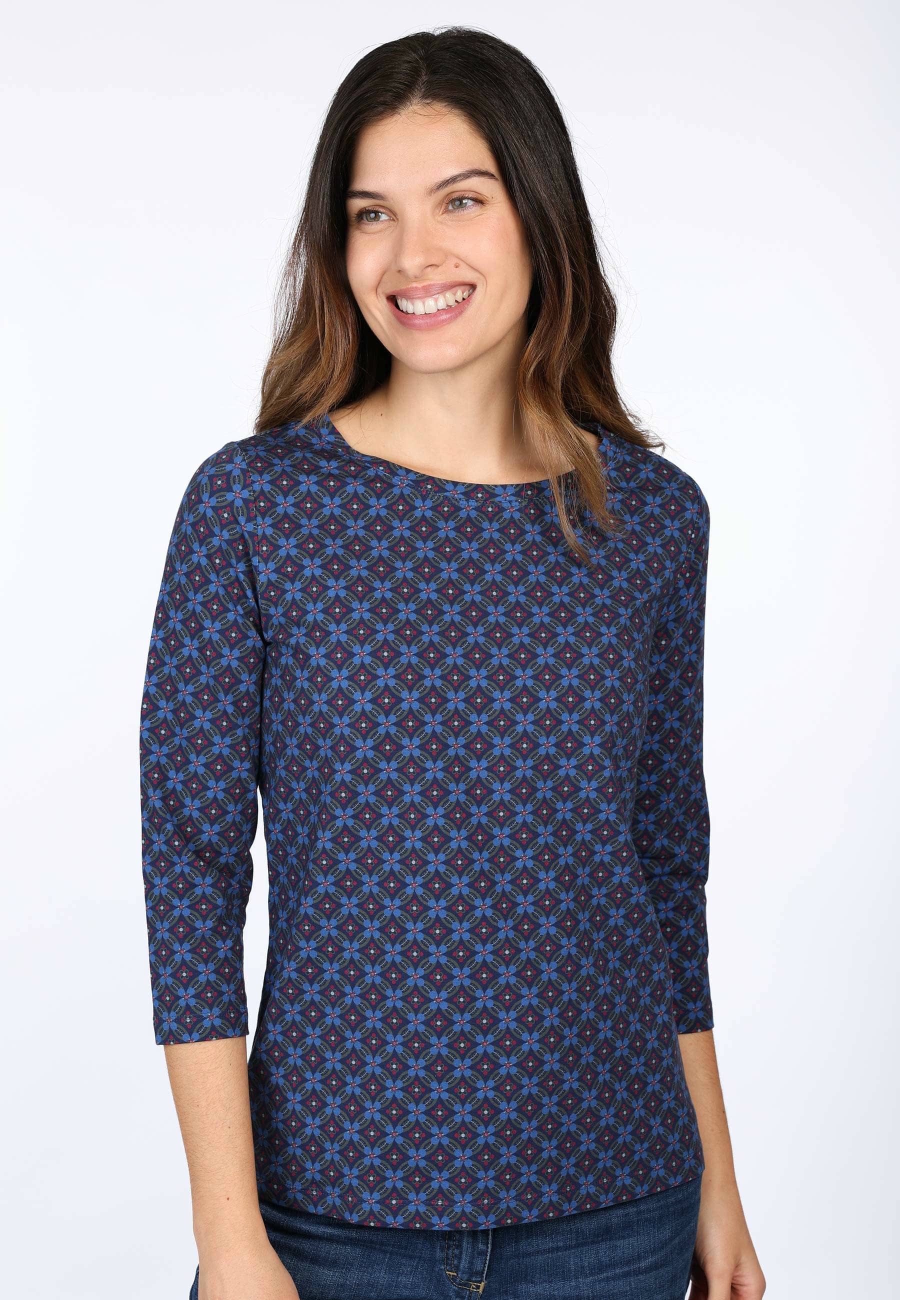 Deerberg Langarmshirt Pitta Retro