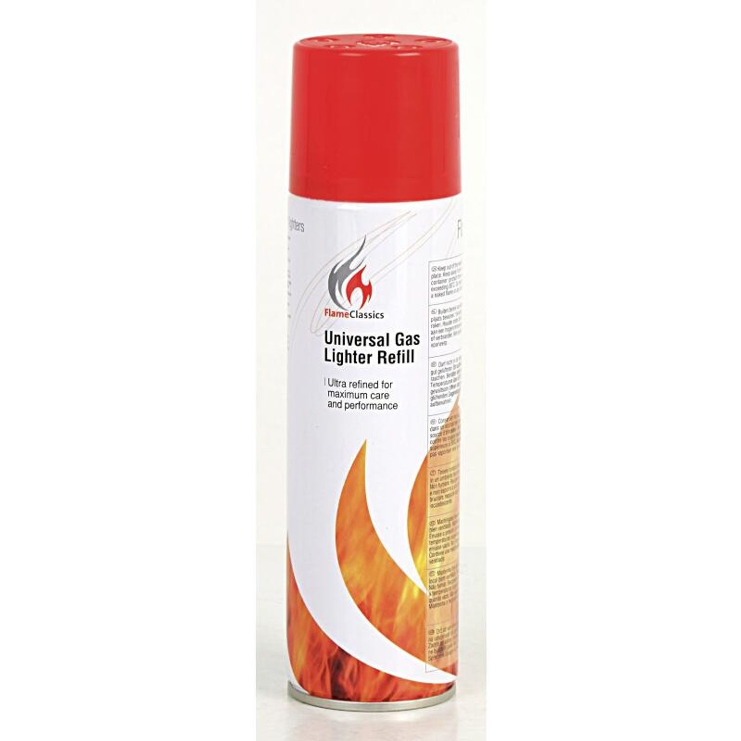 BURI Gas Flame Classics Feuerzeuggas 250 ml Nachfüllen Feuerzeug Gas