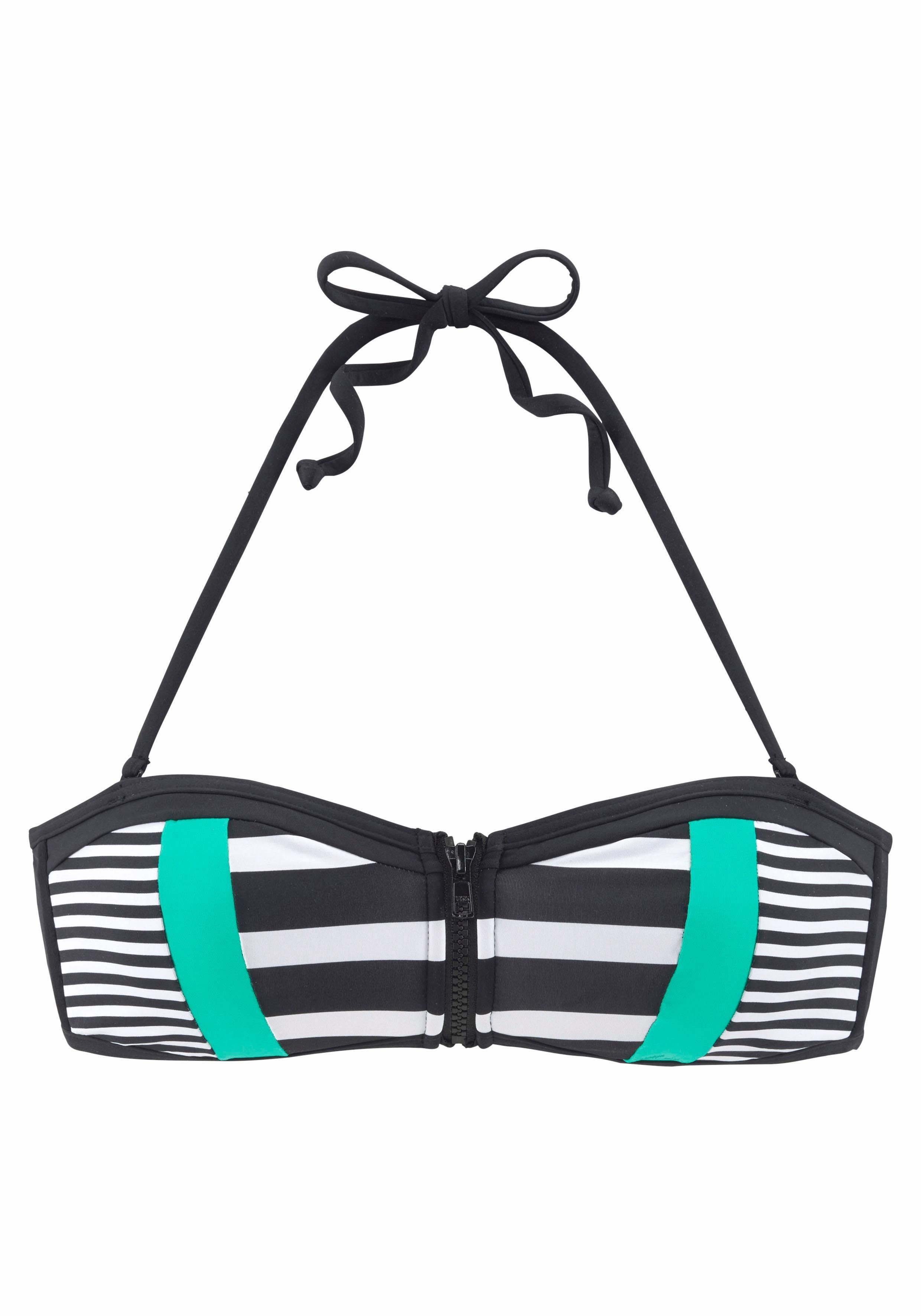 KangaROOS Bandeau-Bikini-Top Anita, mit Reißverschluss zwischen günstig online kaufen