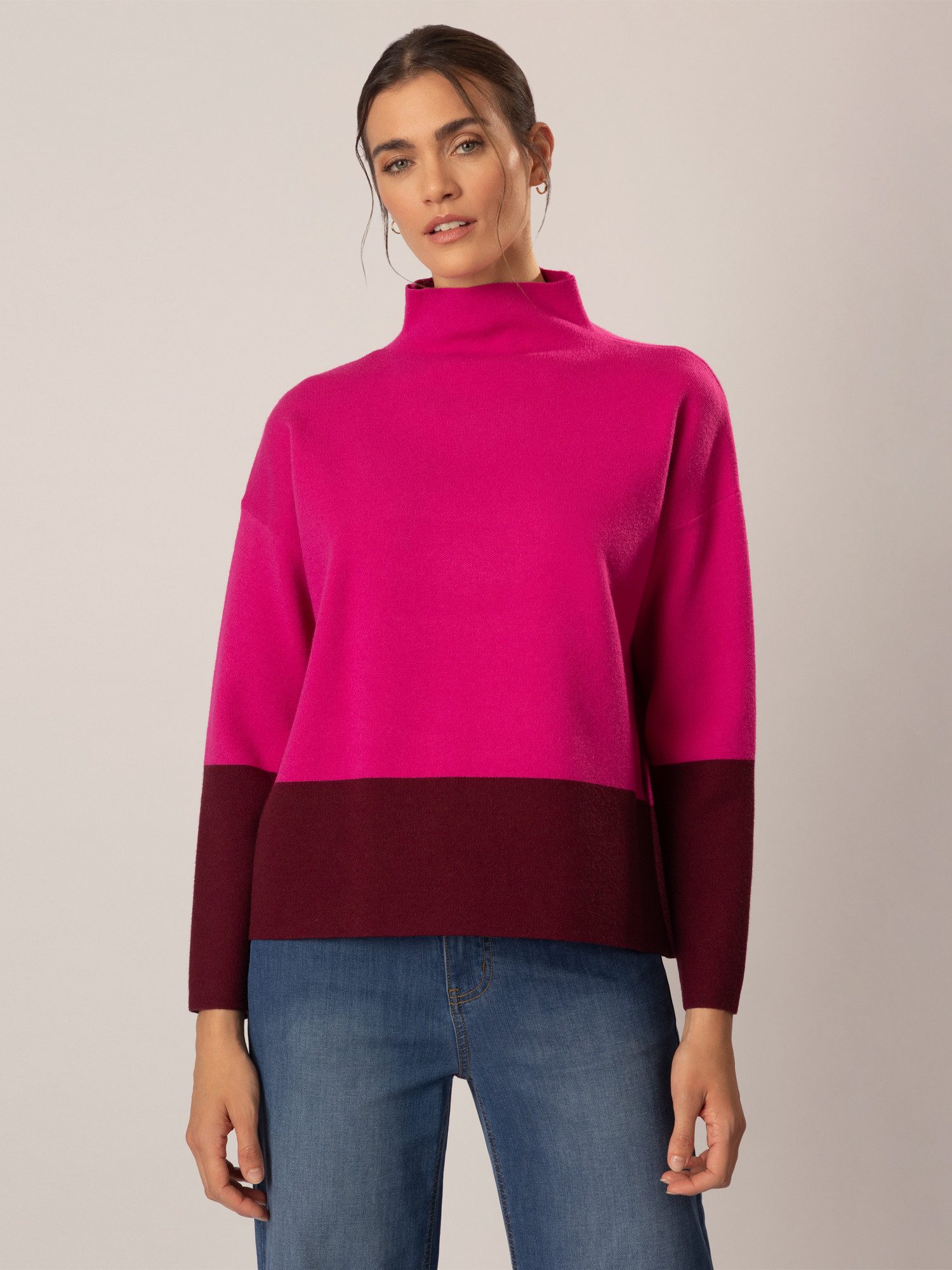 Apart Rollkragenpullover in Milano Knit aus einer soften Viskose-Mischung mit Kaschmir