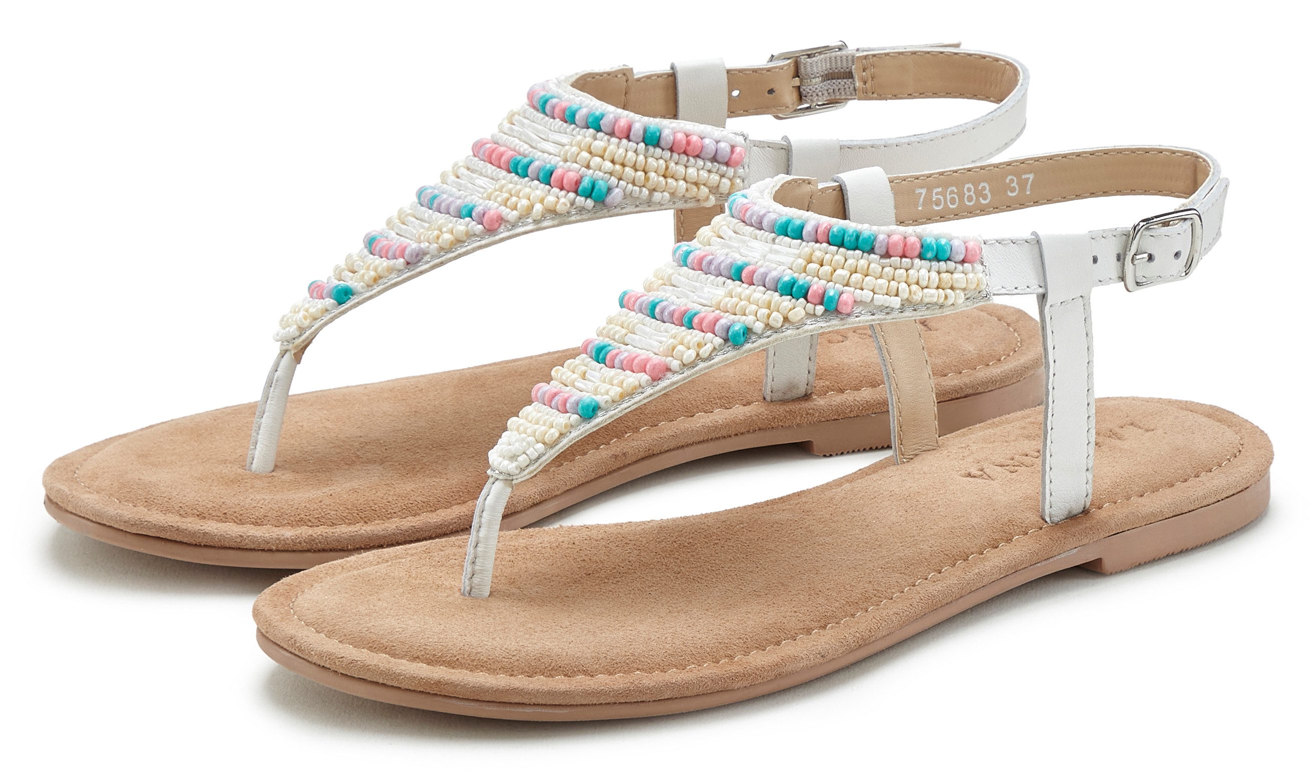 LASCANA Zehentrenner, Pantolette, Sandalette, Sommerschuh Sandale günstig online kaufen