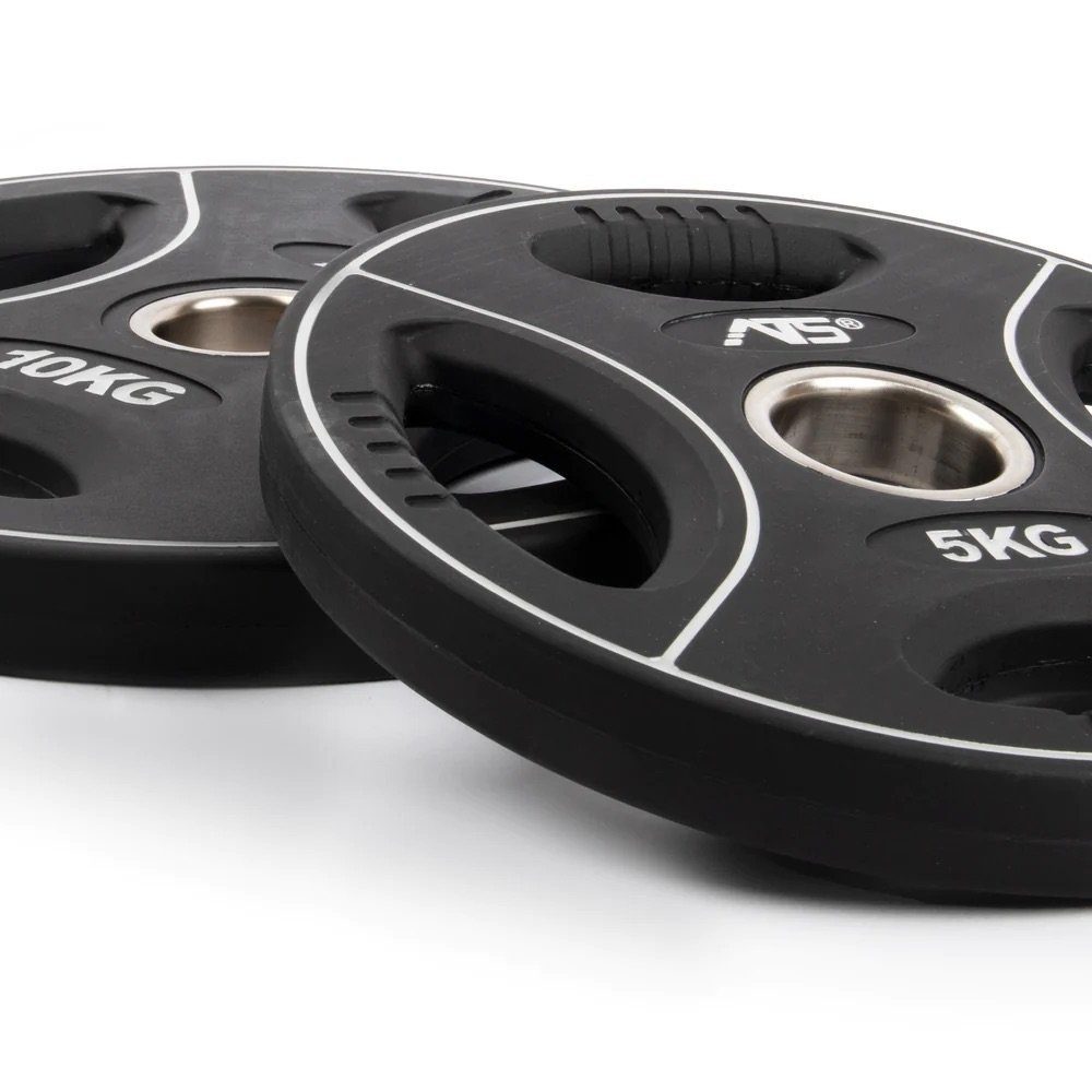Trendy Sport Hantelscheiben Training Professionelle Gewichtsscheiben:2x 2,5kg-20kg (10 Stück), Hochwertige Gewichtscheiben
