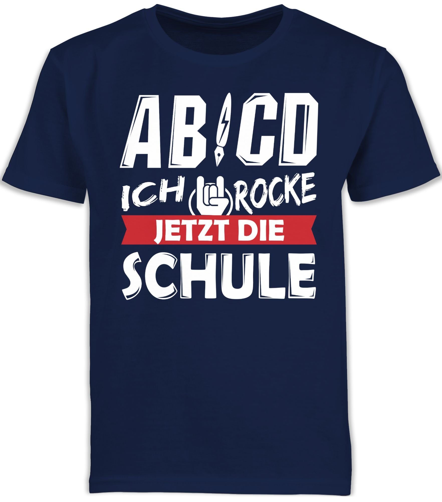 T-Shirt ABCD Ich rocke jetzt die Schule
