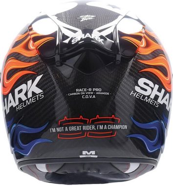 Shark Motorradhelm Shark Race-R Pro Carbon Lorenzo 2019 blau rot Motorradhelm Integralhel