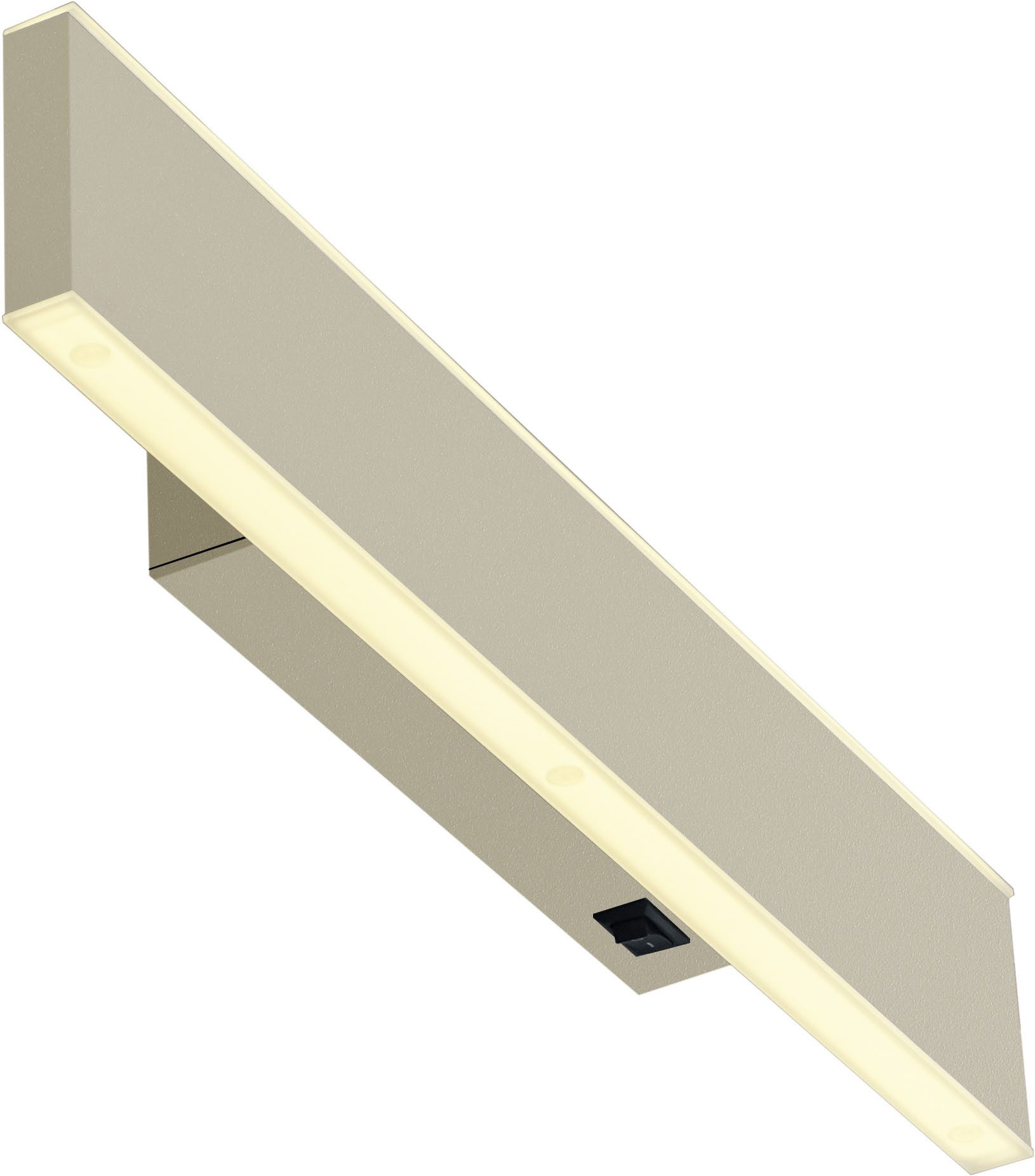HELL höllisch gutes Licht LED Wandleuchte DELTA-B, LED fest integriert, Warmweiß, Tastdimmer, 3-Stufen dimmbar, IP54