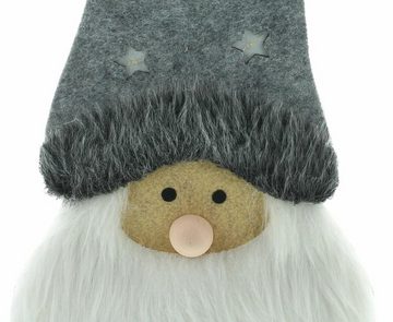 Home-trends24.de Wichtel LED Wichte Deko Figur Weihnachten Winter Gnom Zwerg Baum Stand