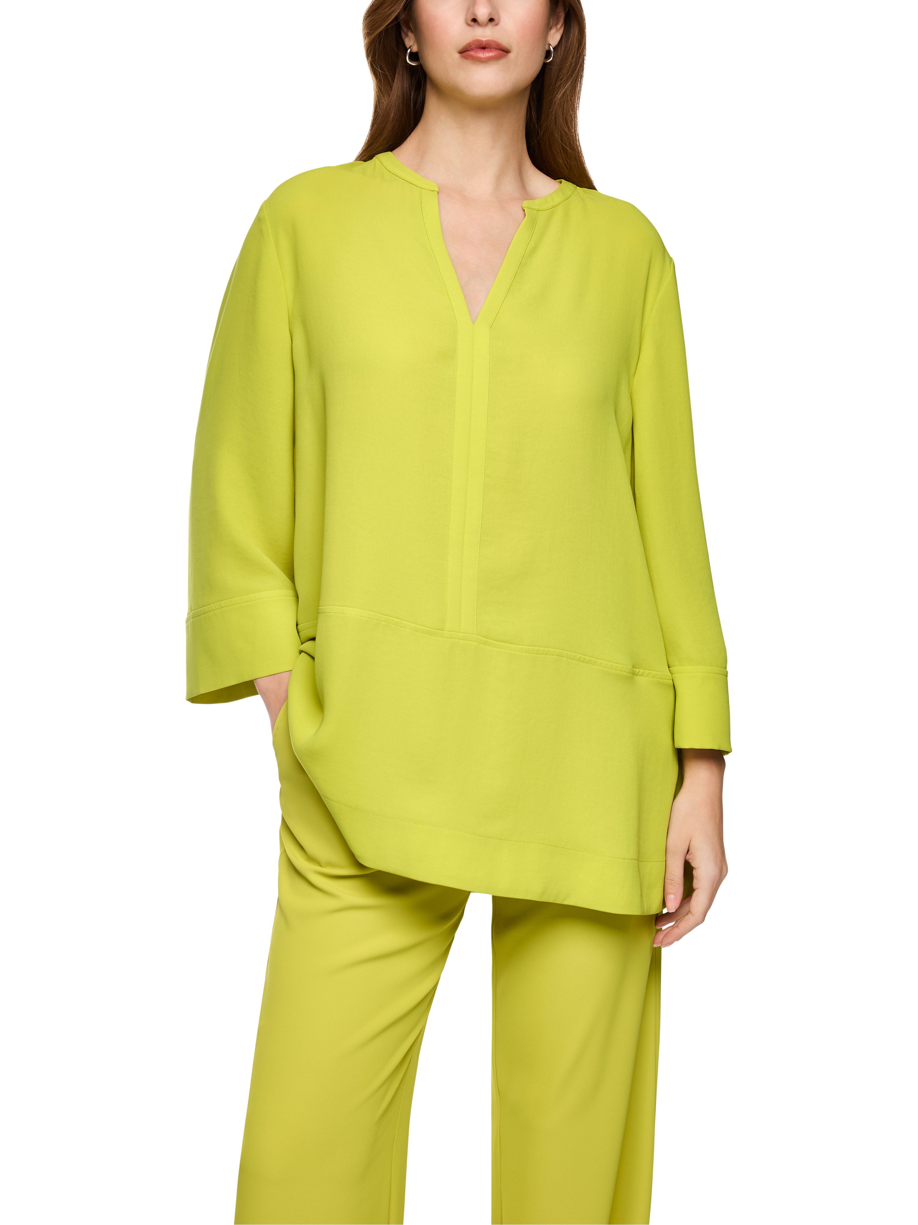 Marc Cain Schlupfbluse Leolicious Premium Damenmode im Tunika-Stil