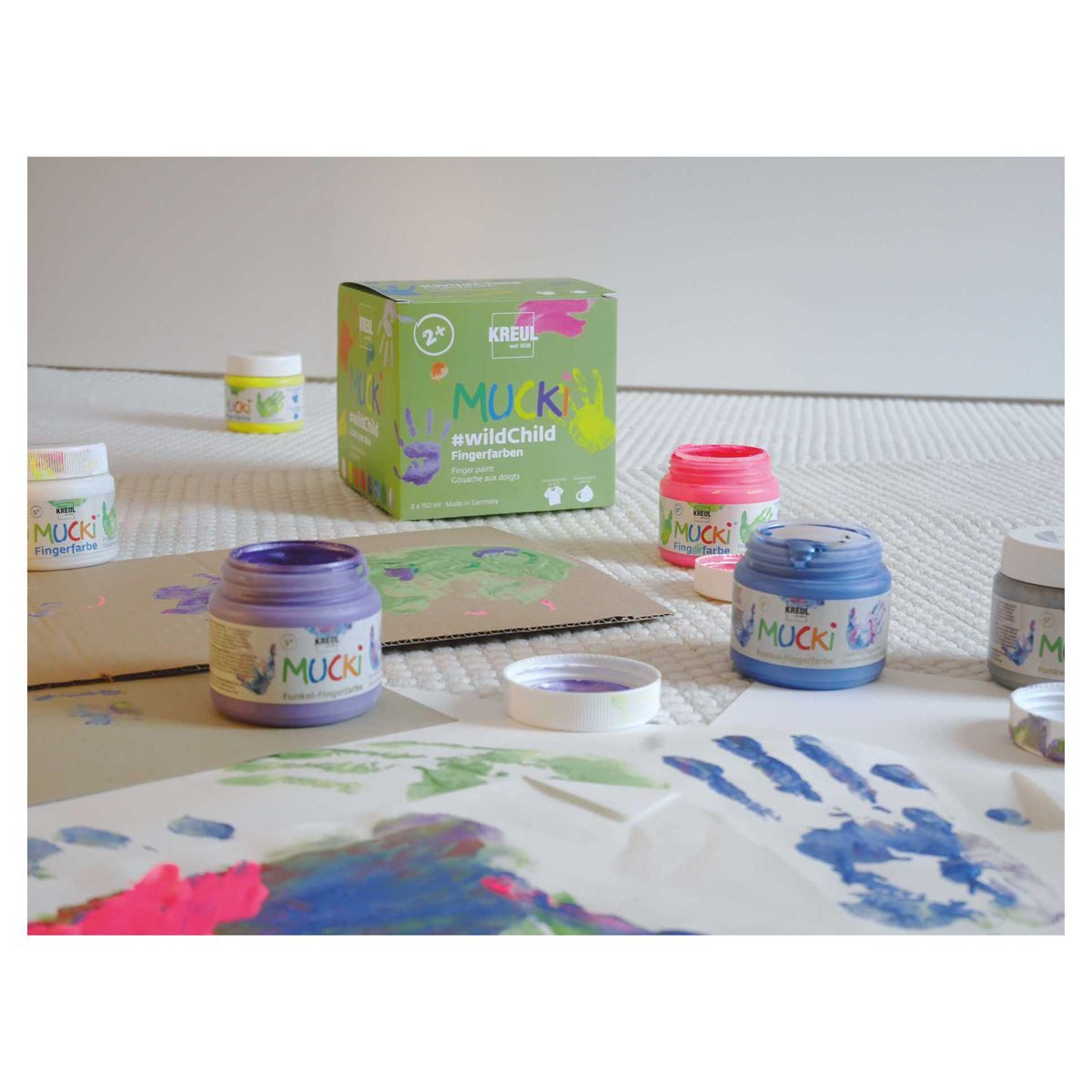 C. KREUL Fingerfarbe KREUL Fingerfarben MUCKi #wildChild 8x150ml