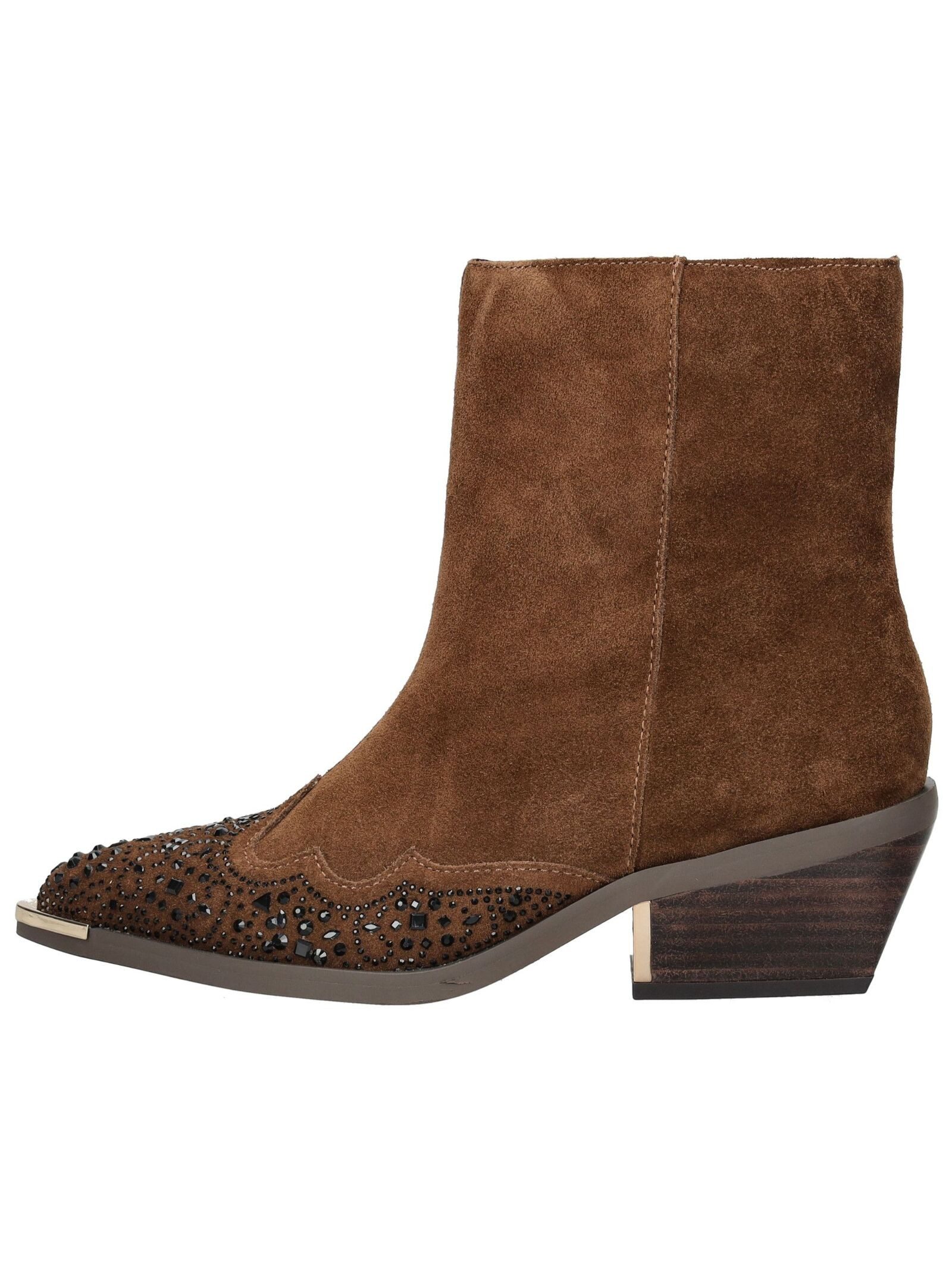 Alma en Pena Stiefelette Veloursleder . Cowboy Stiefelette günstig online kaufen