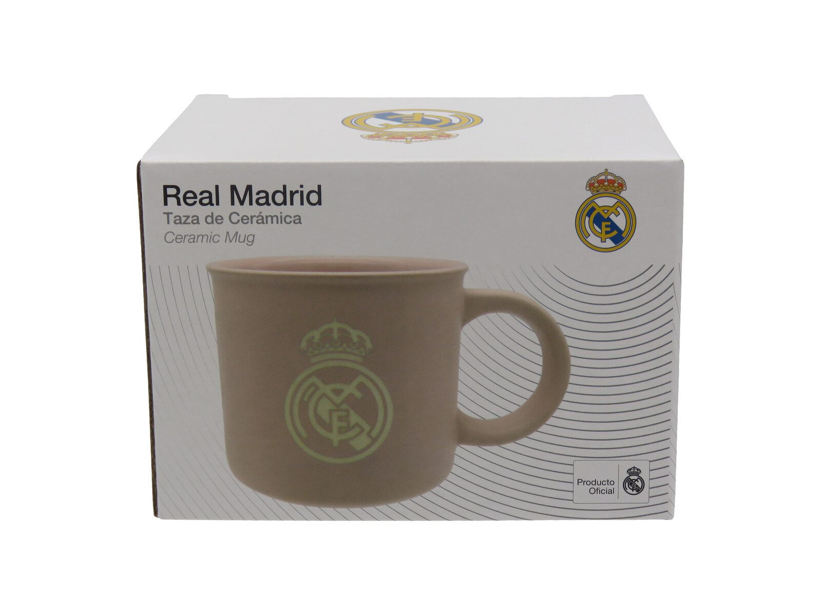 Real Madrid Tasse Kaffeetasse Jumbo 430 ml Becher Frühstückstasse Geschenk, Keramik