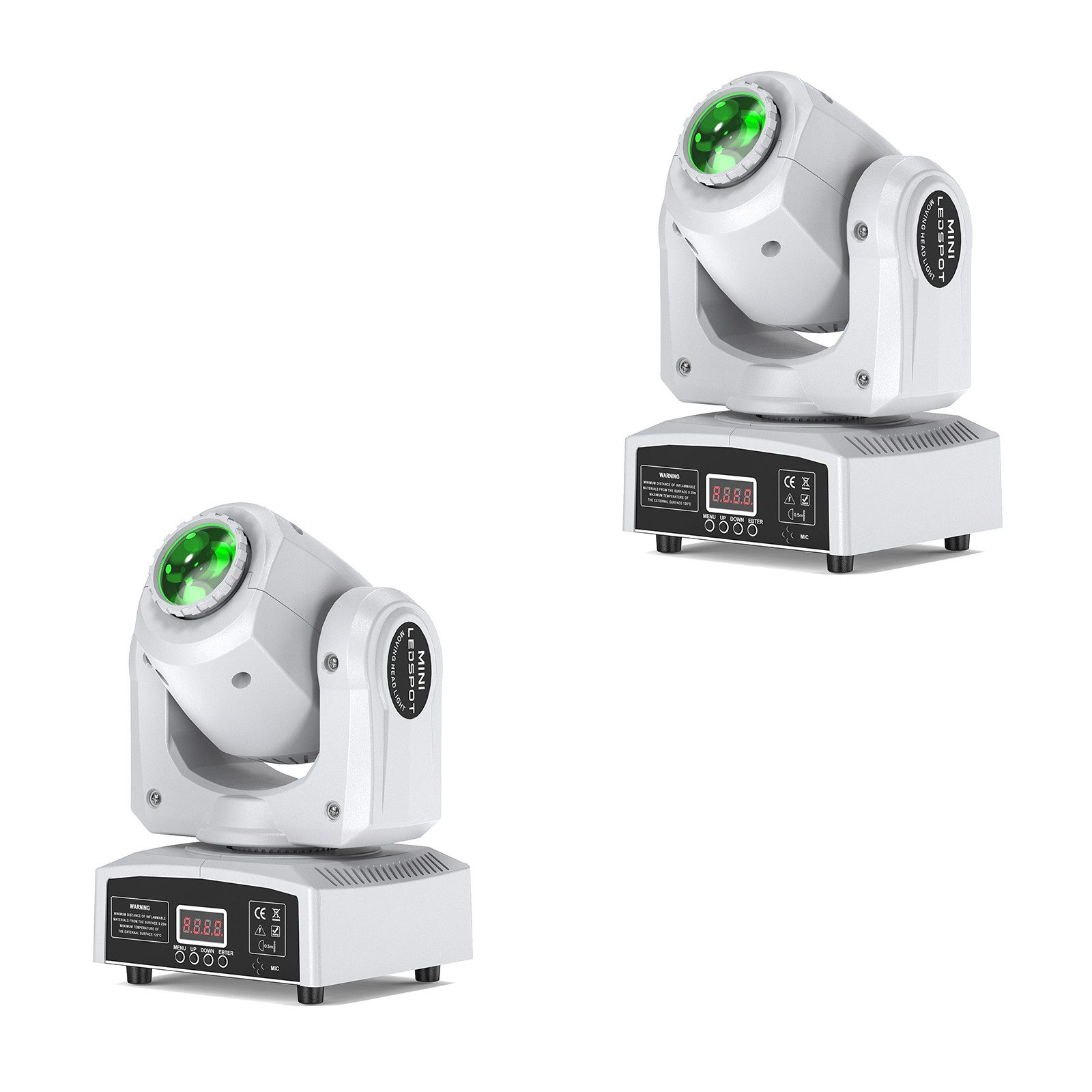 ZonQoonz Discolicht 100W Moving Head Light, BühnenLicht Gobo Strahl Für Party Disco, Weiß