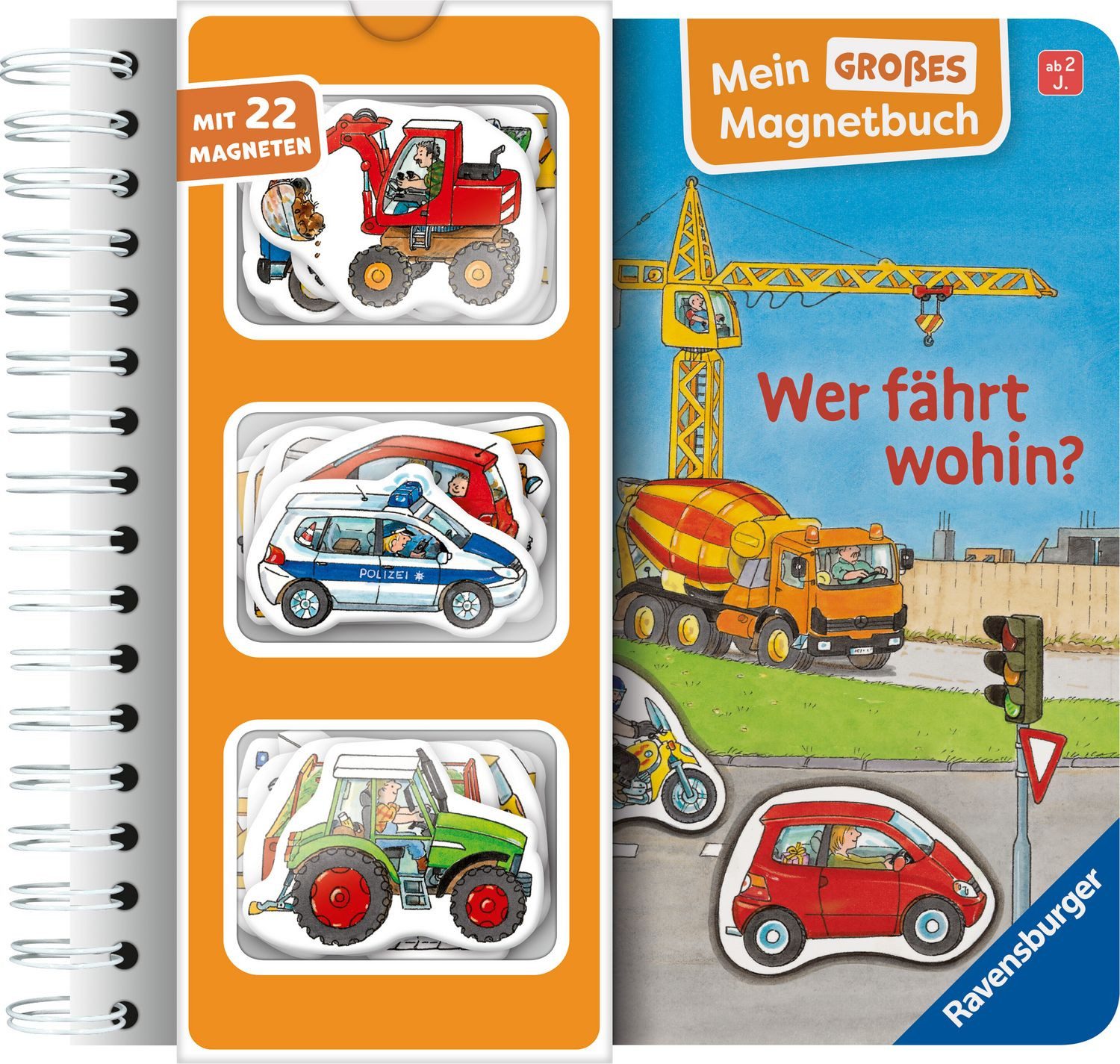 Mein großes Magnetbuch - Wer fährt wohin? / Susanne Gernhäuser