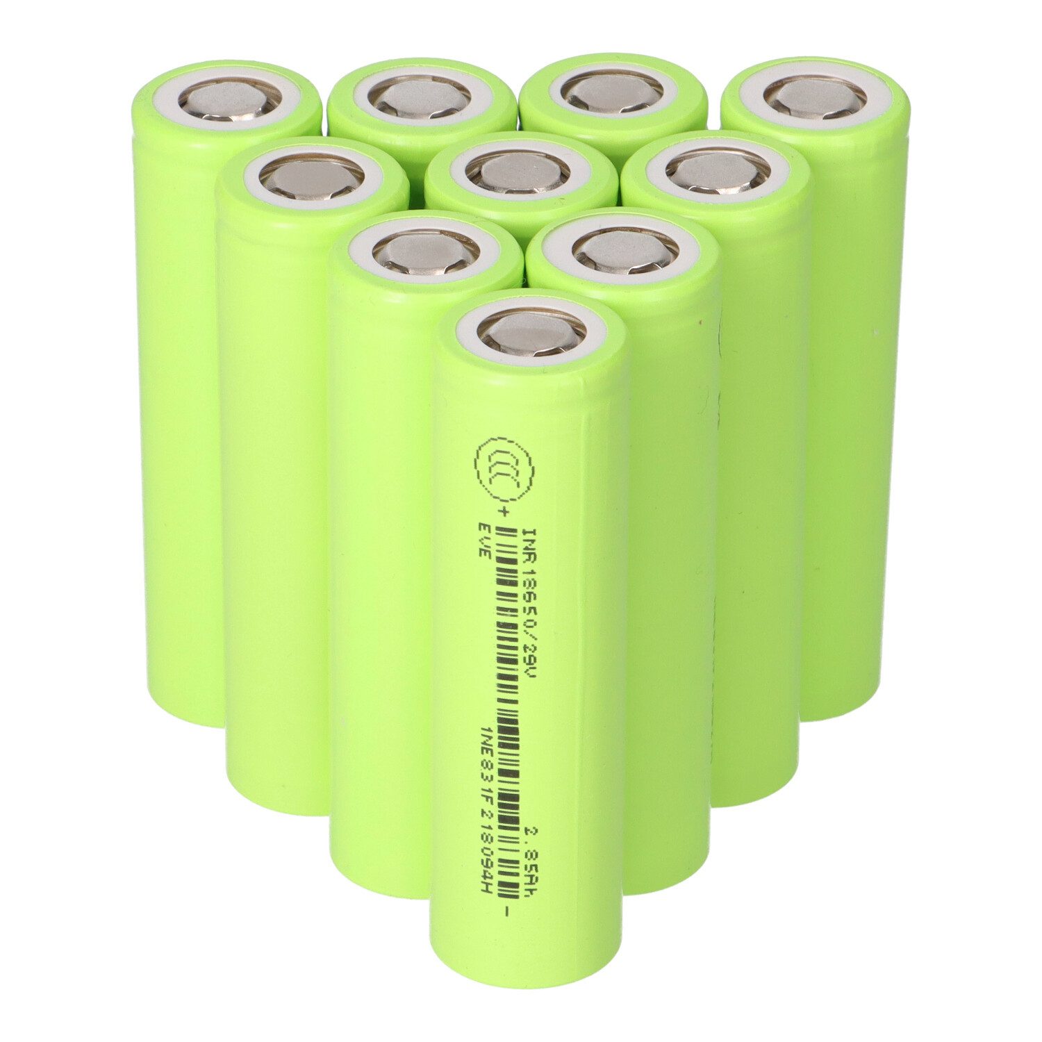 10x EVE INR18650-29V 2850mAh 3,6V Li.Ion Entladestrom 8.4A Akku