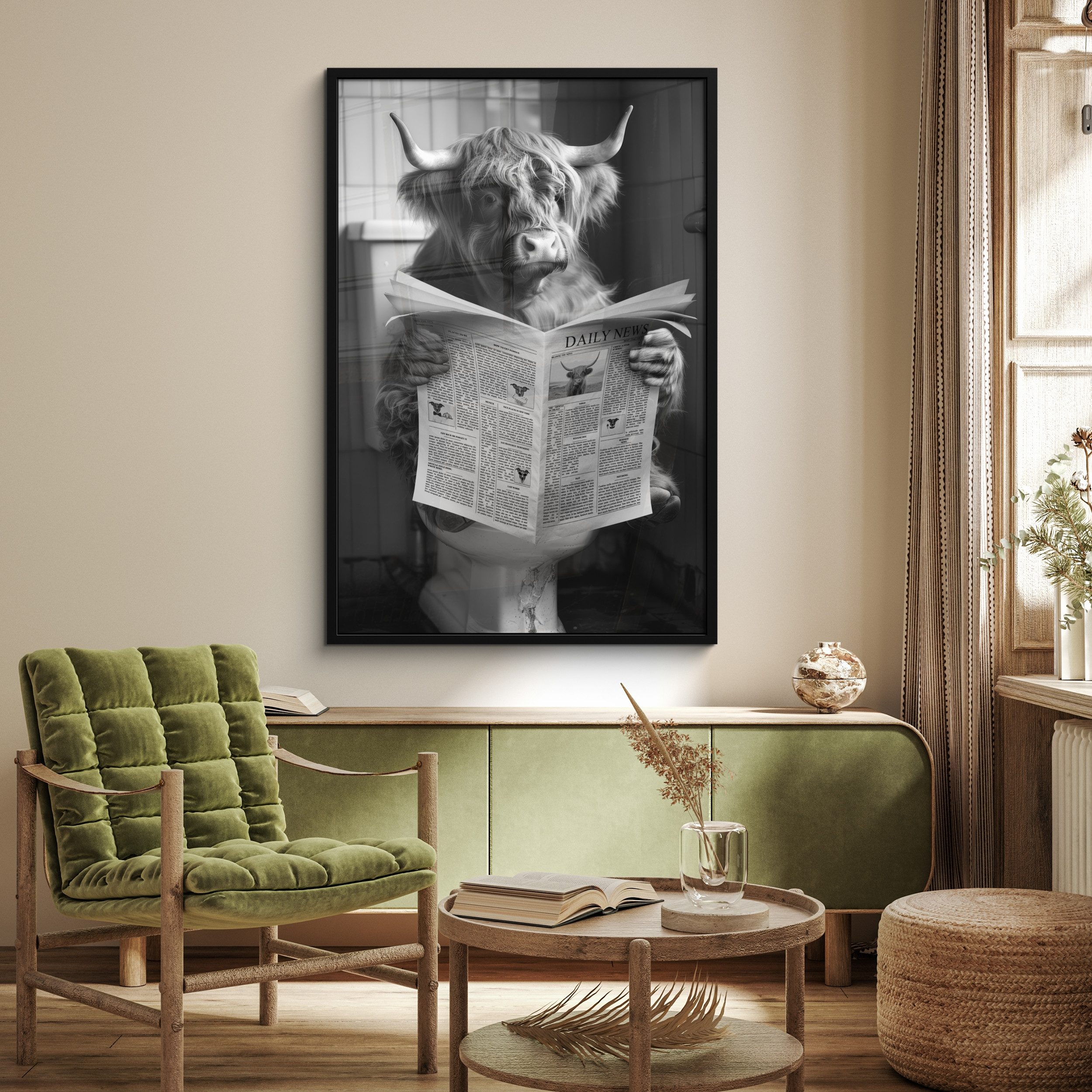 MuchoWow Poster Schottischer Highlander - Kuh günstig online kaufen