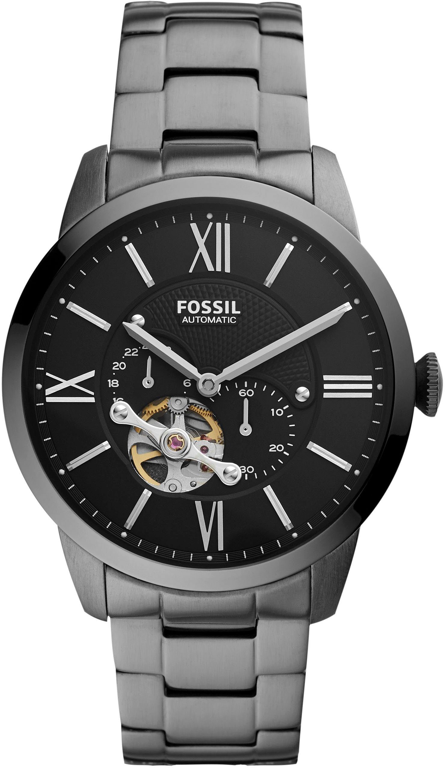 Fossil Automatikuhr TOWNSMAN Automatic ME3172, Armbanduhr, Herrenuhr, mecha günstig online kaufen