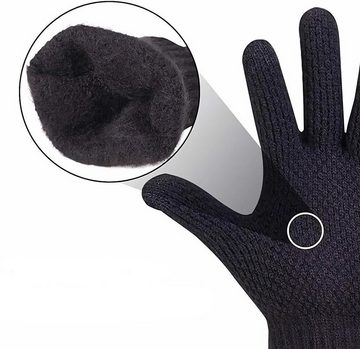 Coonoor Strickhandschuhe (2 Paare) Super Weiche Touchscreen Handschuhe, Winter, Unisex