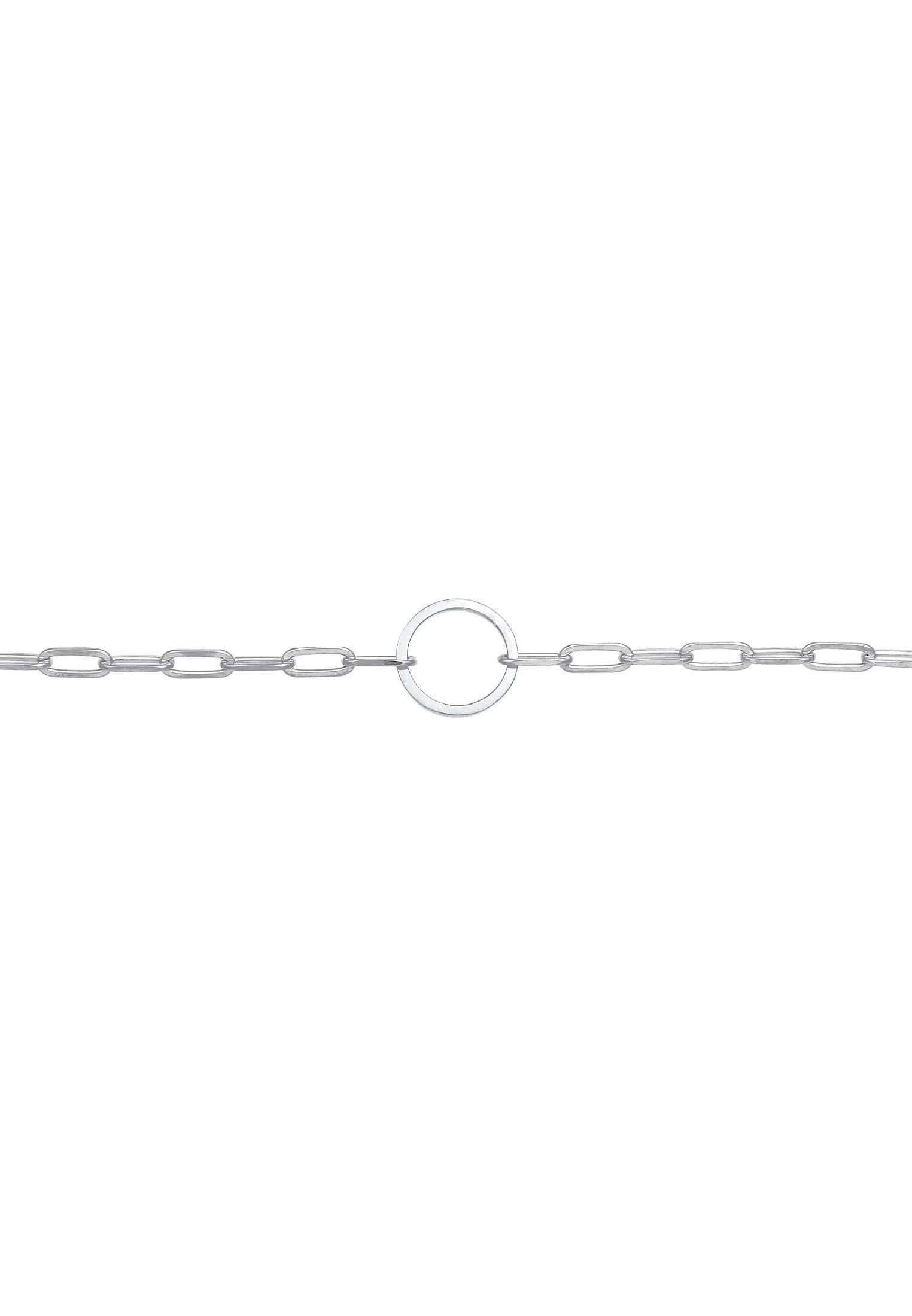 Elli Premium Choker Gliederkette länglich Kreis günstig online kaufen