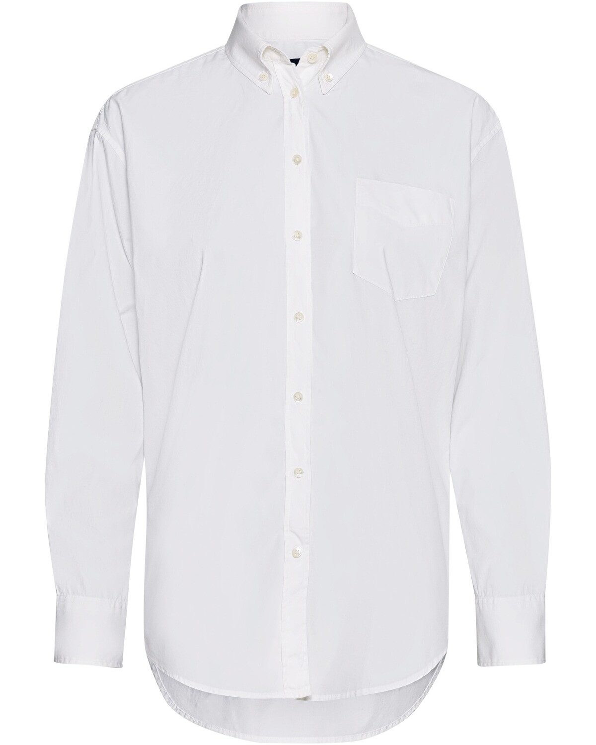 Langarmbluse Popeline-Bluse