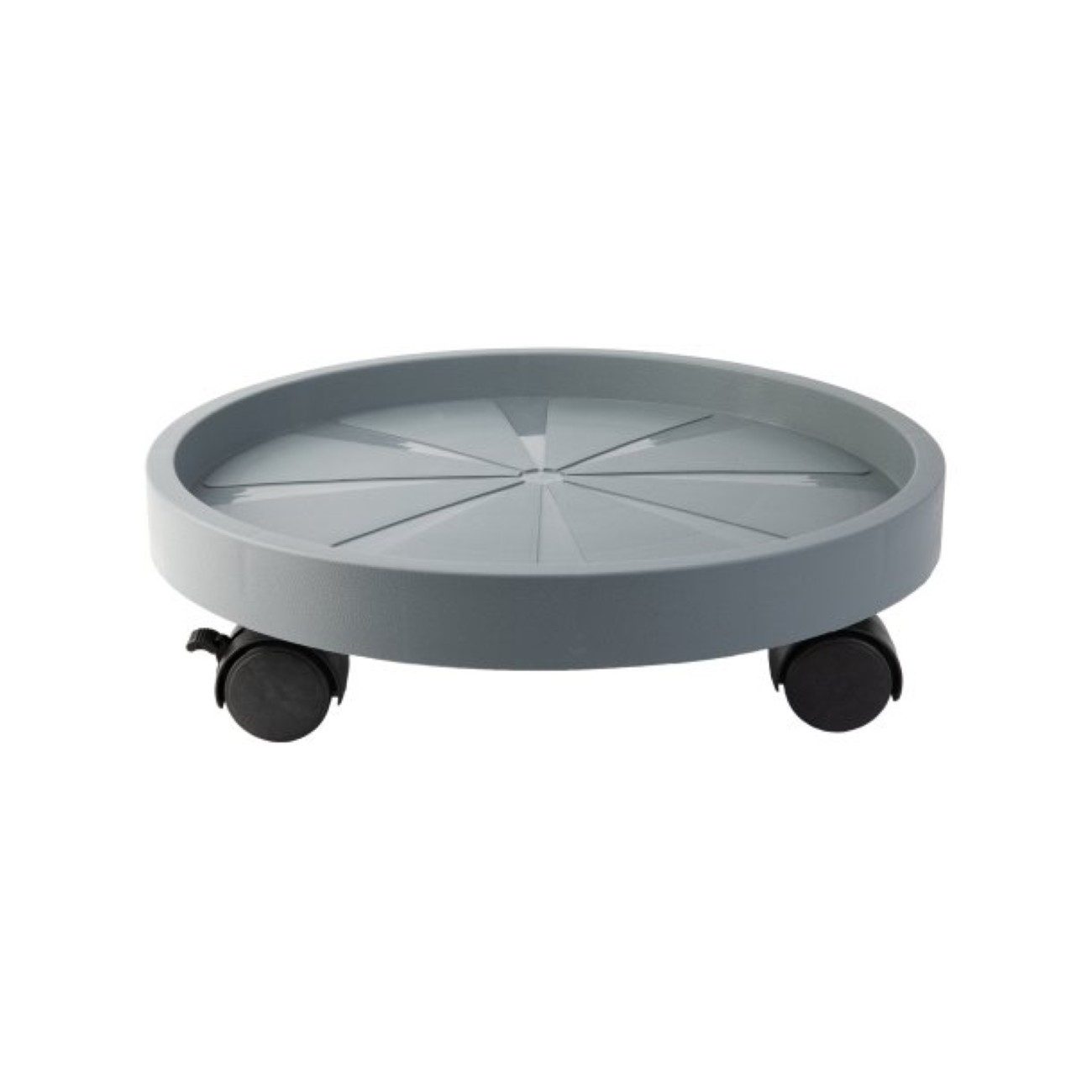 Greemotion Pflanzenroller, (1-St), aus Kunststoff ø33 x 6 cm, mit Rollen & Feststellbremsen
