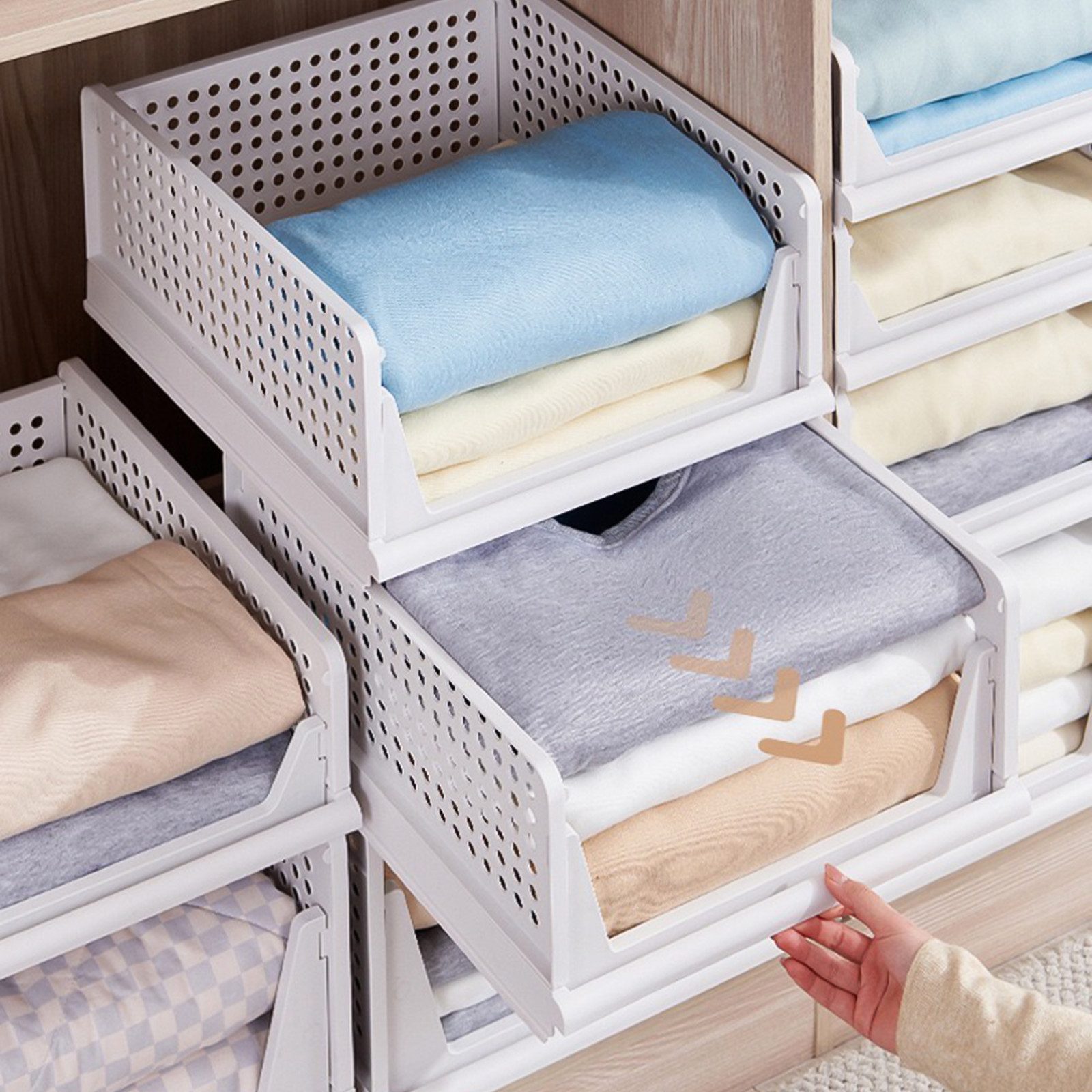 JEOBEST Organizer Schrank Organizer Kleiderschrank, Schließfächer, Kleiders günstig online kaufen