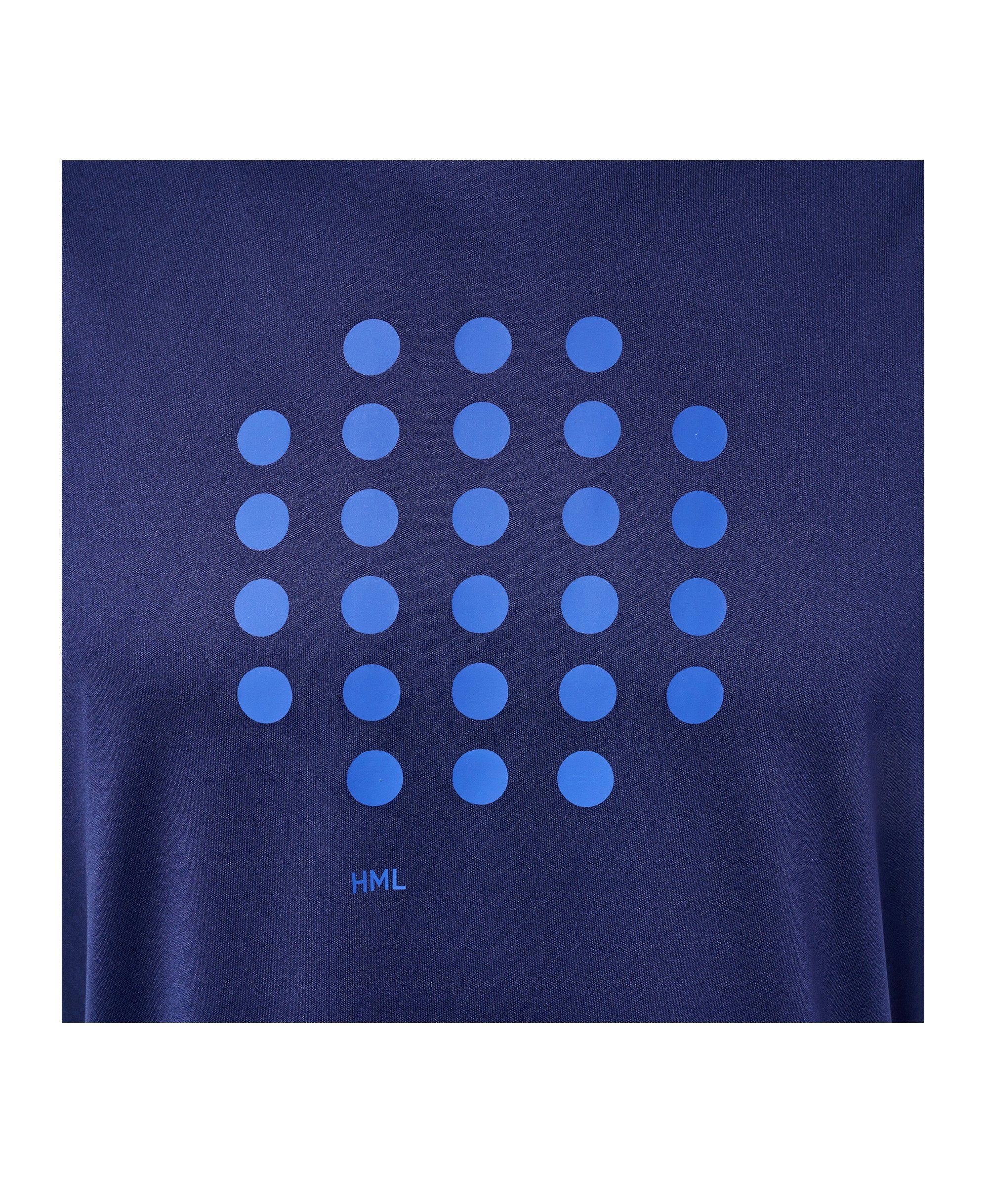 hmlCOURT blau T-Shirt default hummel T-Shirt