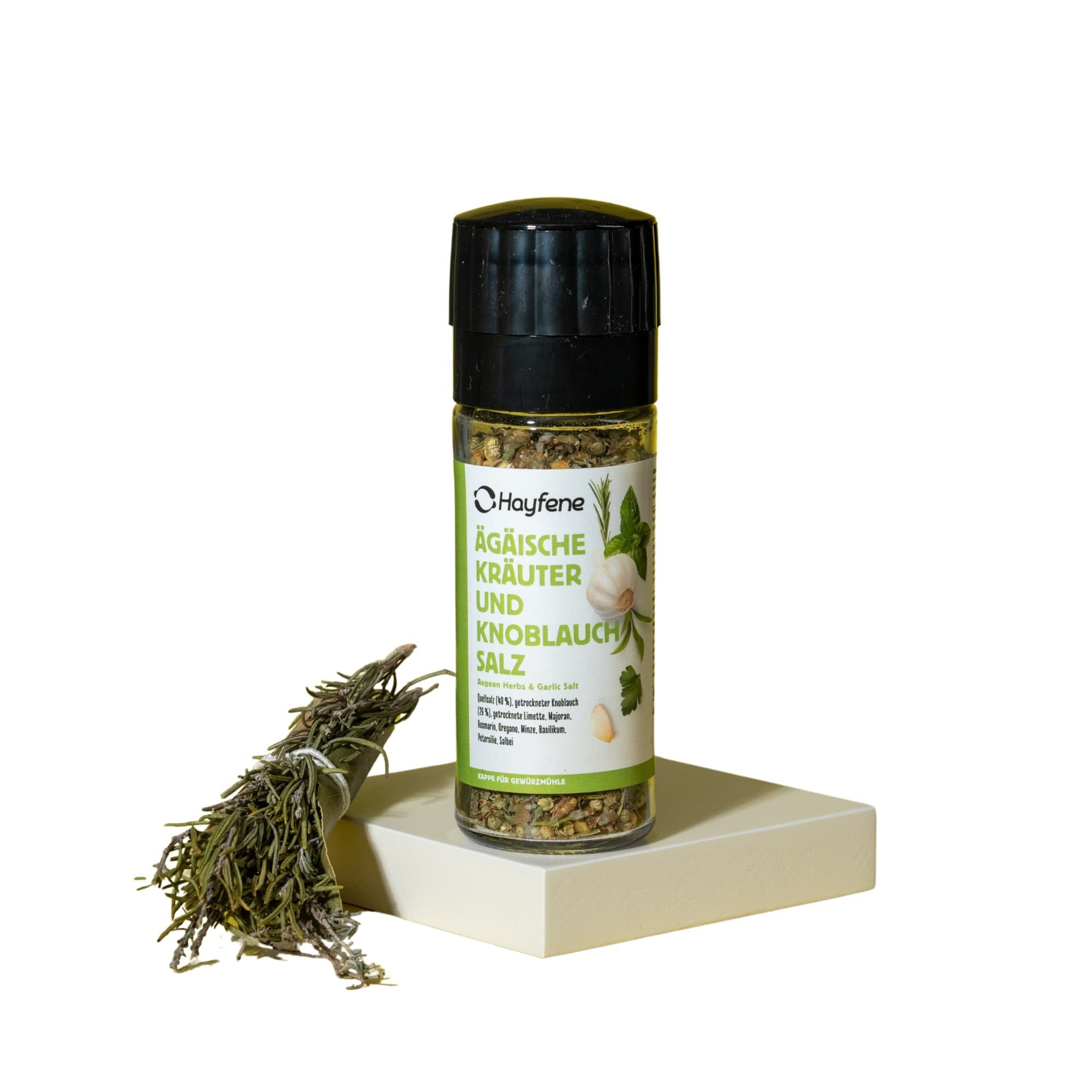 Hayfene Gewürz, Ägäische Kräuter Und Knoblauch Salz 40g