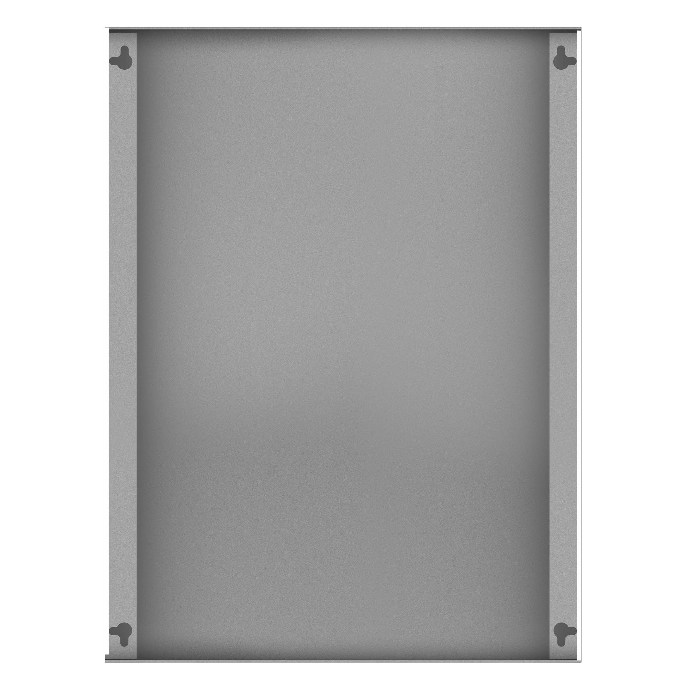 Bilderdepot24 Magnettafel Küche weiss Colour White, (1-tlg., Magnetboard Pinnwand für die Wand - metallische Tafel für Magnete), Magnetwand groß mit Motiv Büro  – Bild 4 von 4