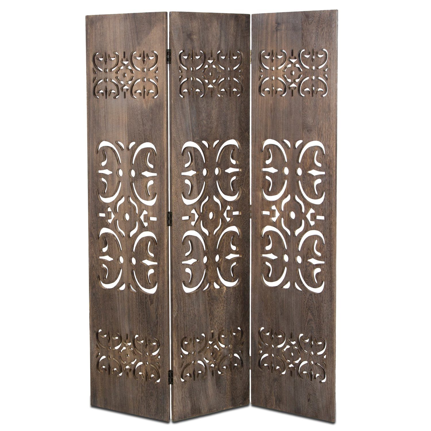 Homestyle4u Paravent 3 fach Raumteiler Holz günstig online kaufen