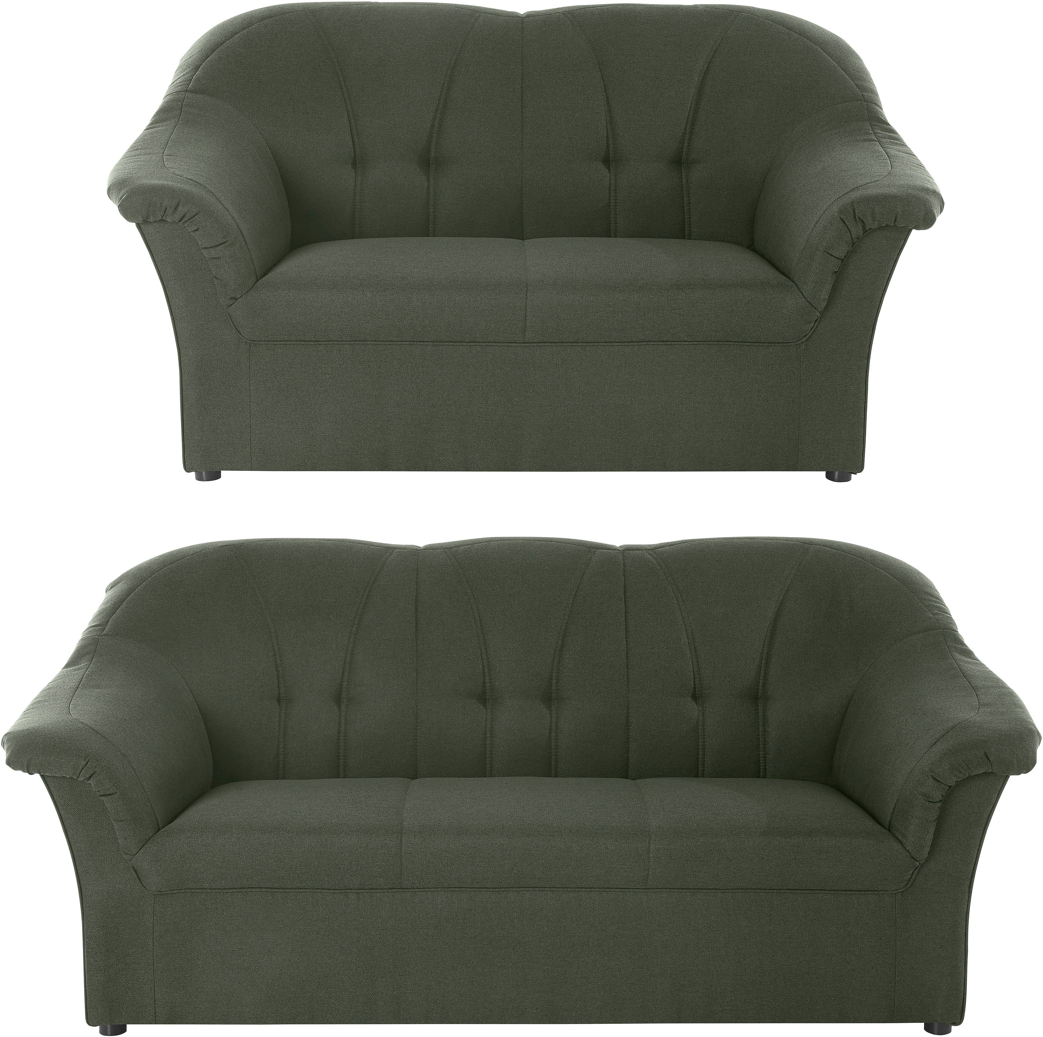 DOMO collection Polstergarnitur Pegnitz, (Set), 3-Sitzer günstig online kaufen