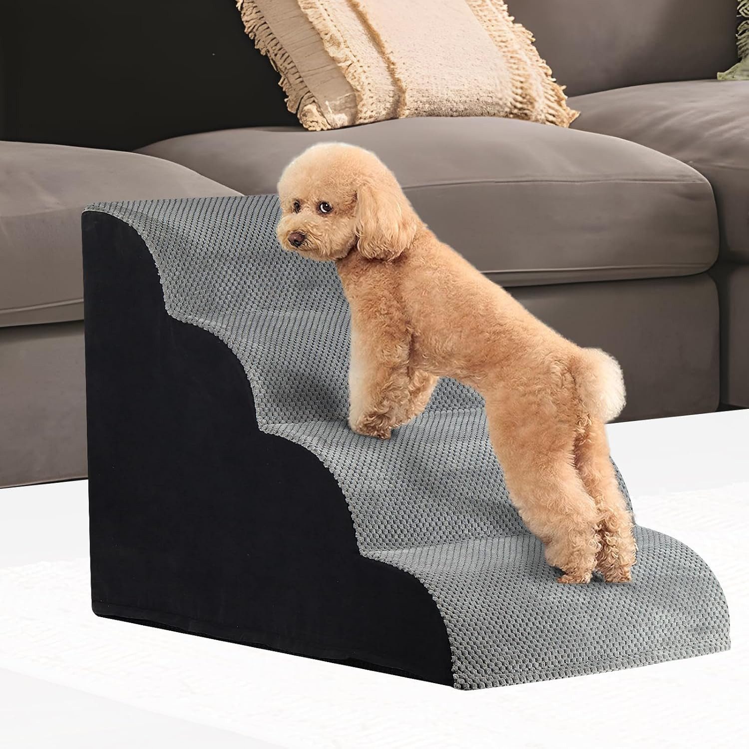 REDOM Hunderampe Hundetreppe tragbare Haustiertreppe (klappbare mit rutschf günstig online kaufen