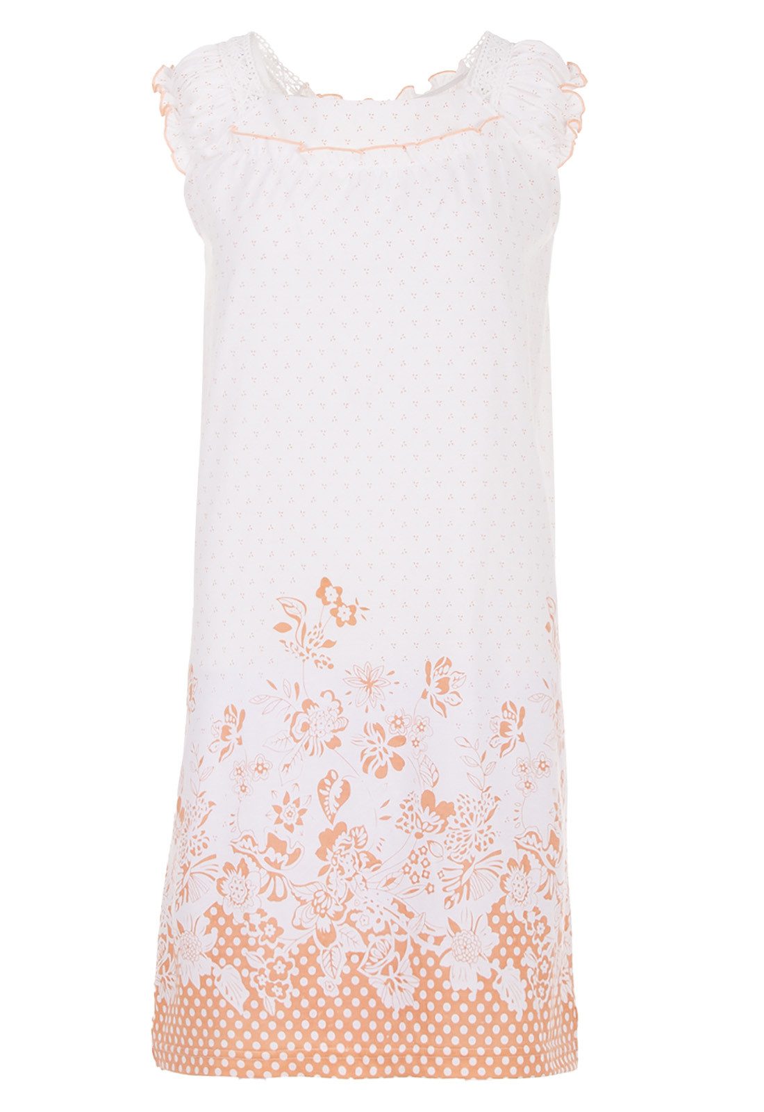 zeitlos Nachthemd Nachthemd Cap-Ärmel günstig online kaufen