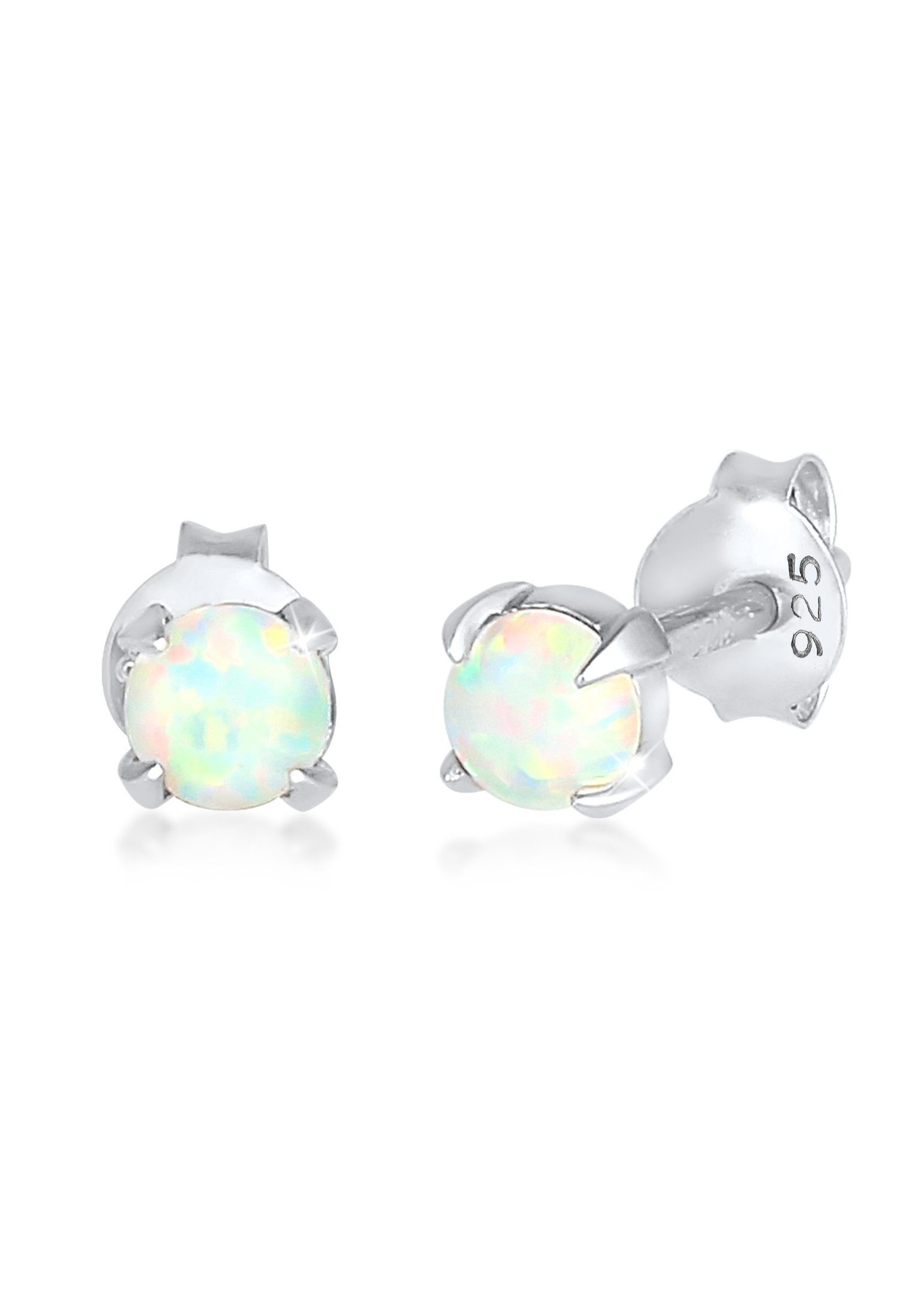 Elli Paar Ohrstecker Stecker Opal Rund günstig online kaufen