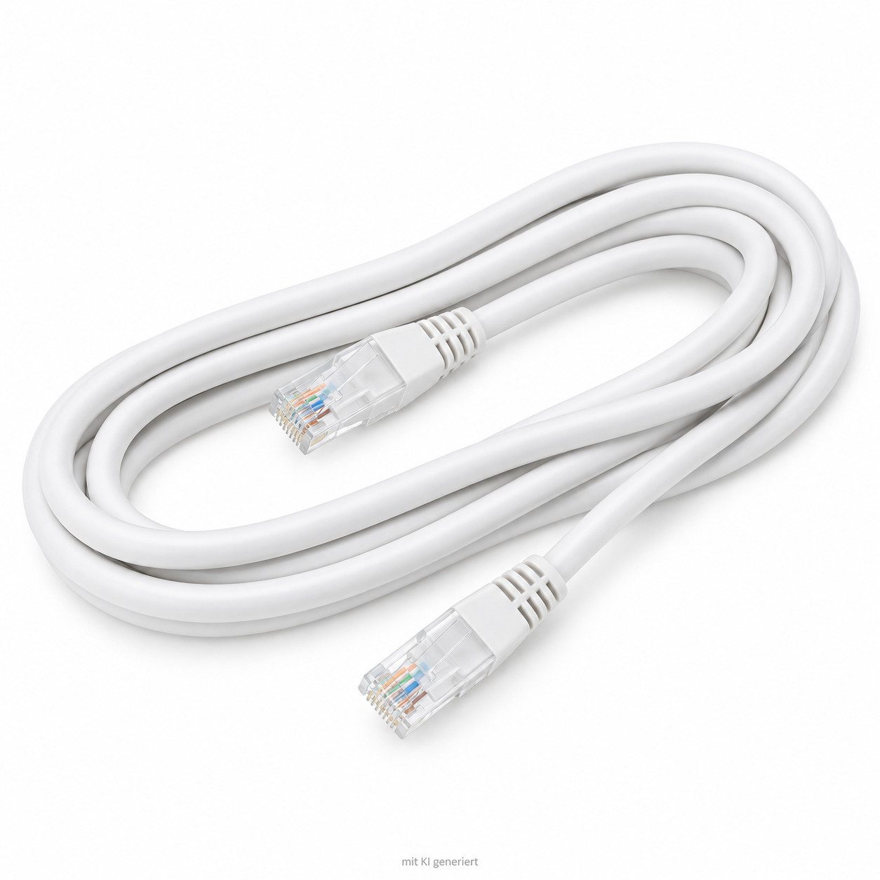 Kopp Verbindungskabel UTP CAT6 KPN Ziggo LAN Kabel Modem 2 m Netzwerkkabel, Ethernet Internet Kabel Netzwerk Kabel RJ45 Computer