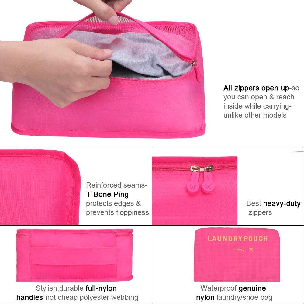 ALARA HOME Kofferorganizer Koffer Organizer, 8-in-1-Set günstig online kaufen