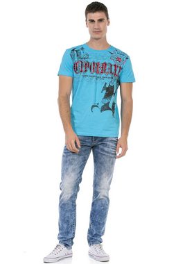 Cipo & Baxx Regular-fit-Jeans mit markanter Waschung