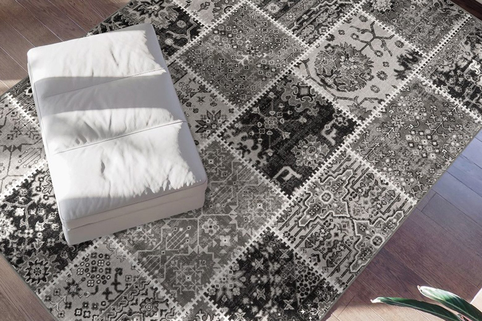 me gusta Teppich Ariya 425, rechteckig, Höhe: 6 mm, Flachflor, gekettelt, Wohnzimmer