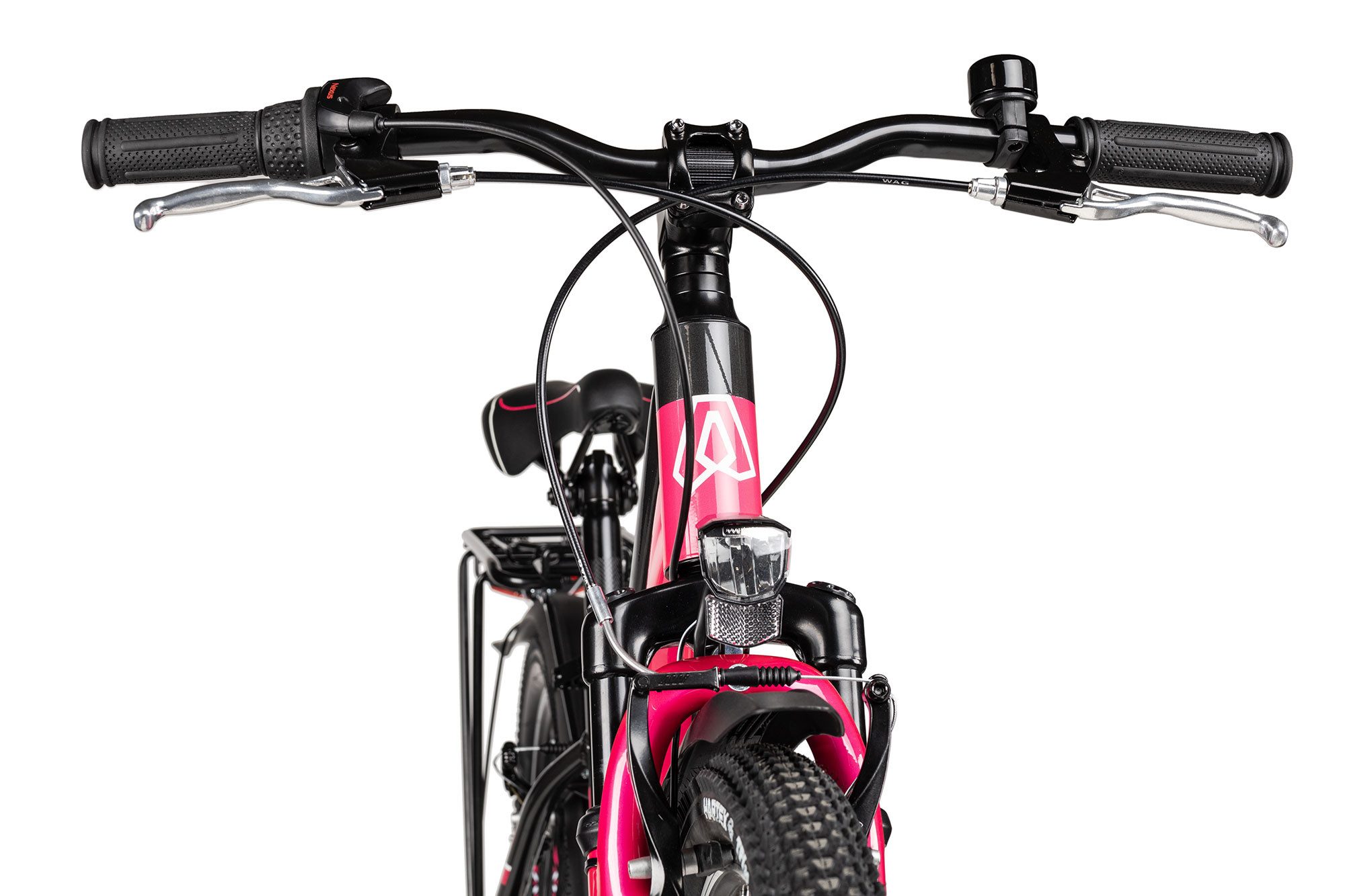 Axess Kinderfahrrad Adventure 3 24 Trapez, 3 Gang Shimano Nexus 3 Rücktritt Schaltwerk, Nabenschaltung Rücktritt, Nebenschaltung Rücktritt violett/rosa