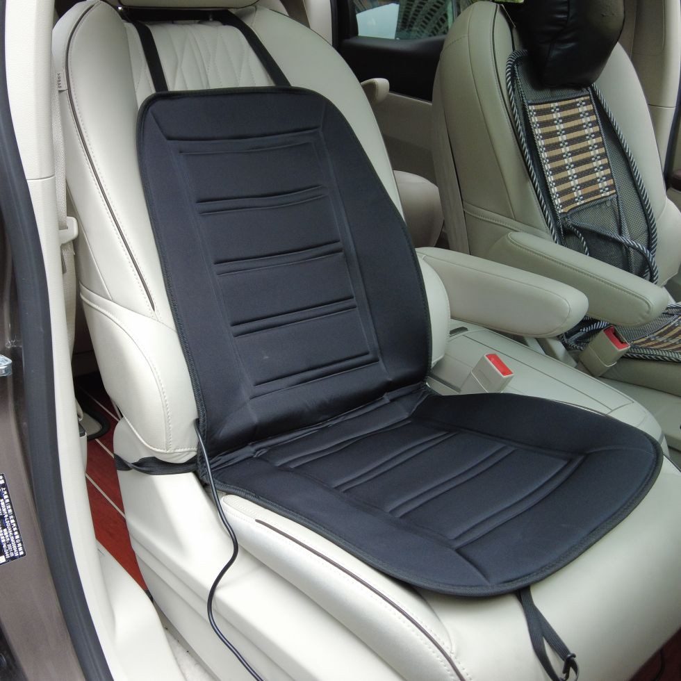 Trend Line Autositzauflage TrendLine Auto-Sitzheizung Carbon 12 V schwarz – Bild 4 von 4