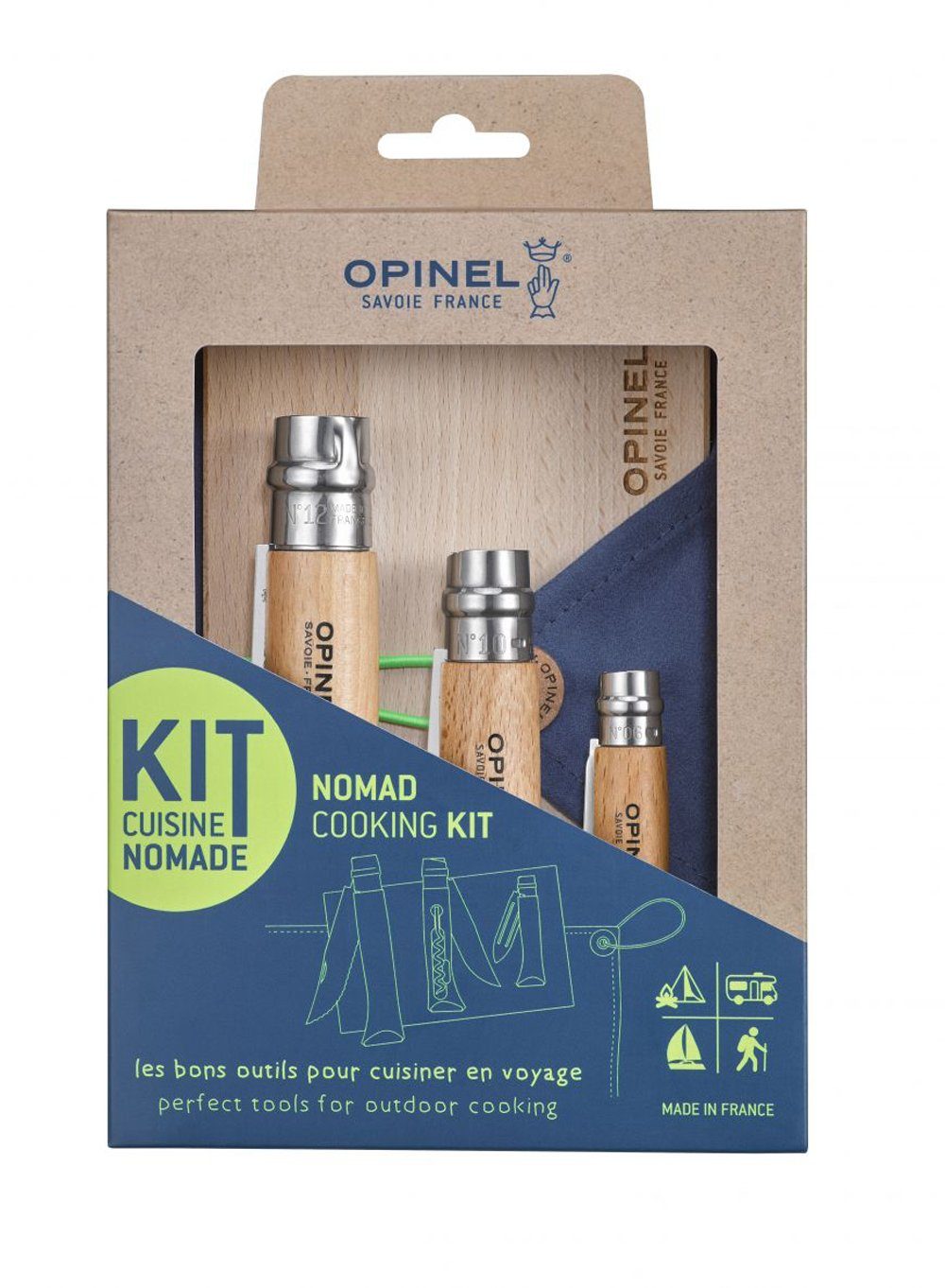 Opinel Taschenmesser, Opinel Outdoor Set, Frühstücksmesser