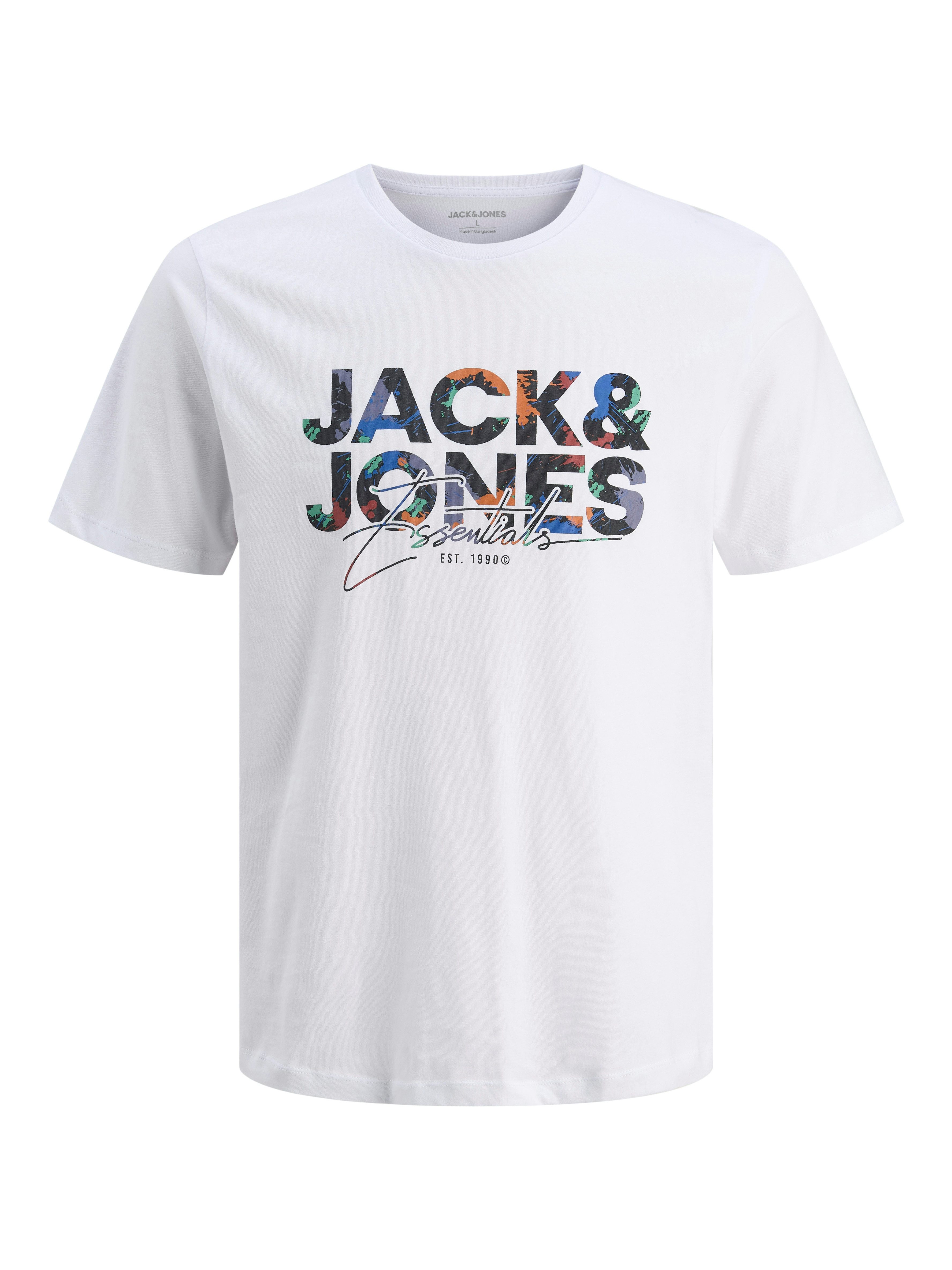 Jack & Jones Junior Rundhalsshirt JJGEPLAS TEE SS CREW NECK JNR Baumwolle, regular fit – Bild 5 von 5