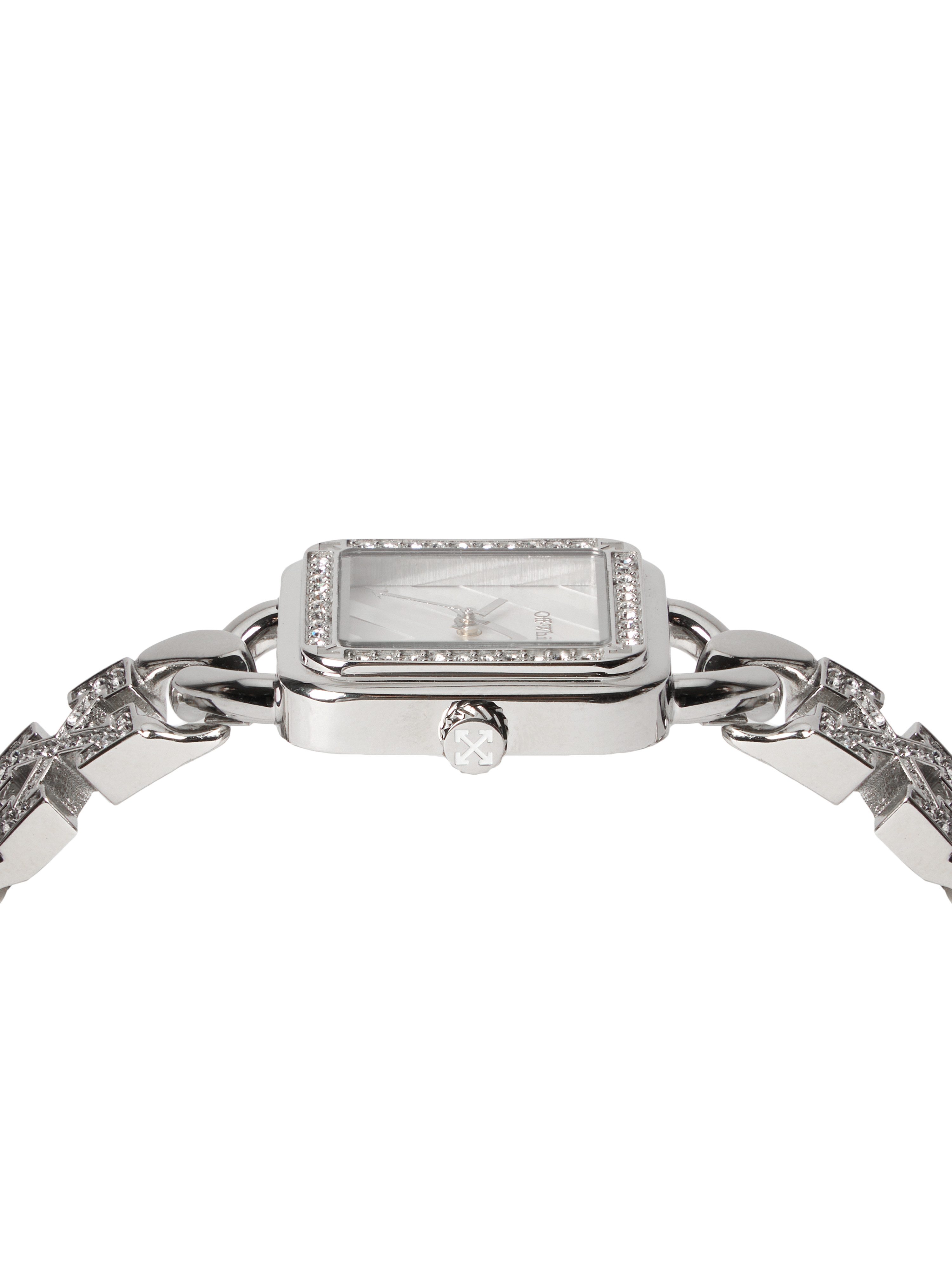 OFF-WHITE Quarzuhr STREET BLING OW1L033M0025, Armbanduhr, Damenuhr, Edelstahlarmband, analog