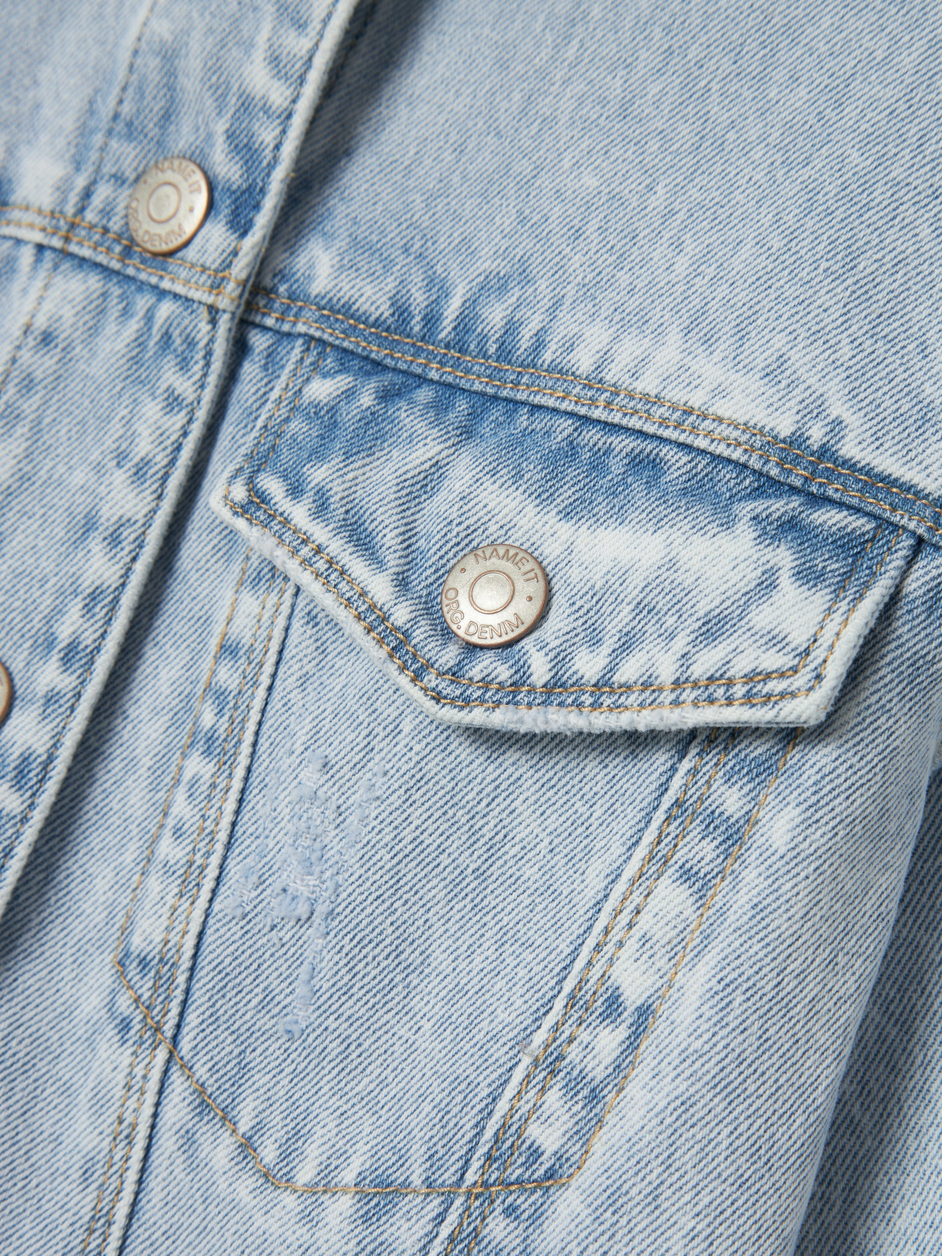 Name It Jeansjacke NKFMILA DNM JACKET 8510-ZA NOOS in leicht verkürzter, klassischer Form