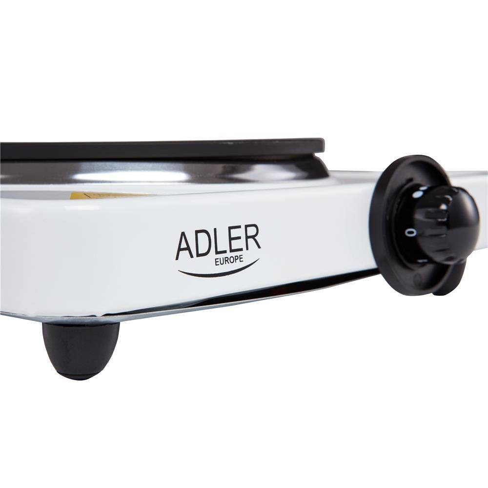 Adler Tisch-Kochplatte 1500W, 185 mm, 6503, Kochfeld, Mini-Kochplatte, Einzelkochplatte AD