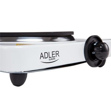 Adler Einzelkochplatte AD 6503, 1500W, 185 mm, Kochfeld, Mini-Kochplatte, Tisch-Kochplatte